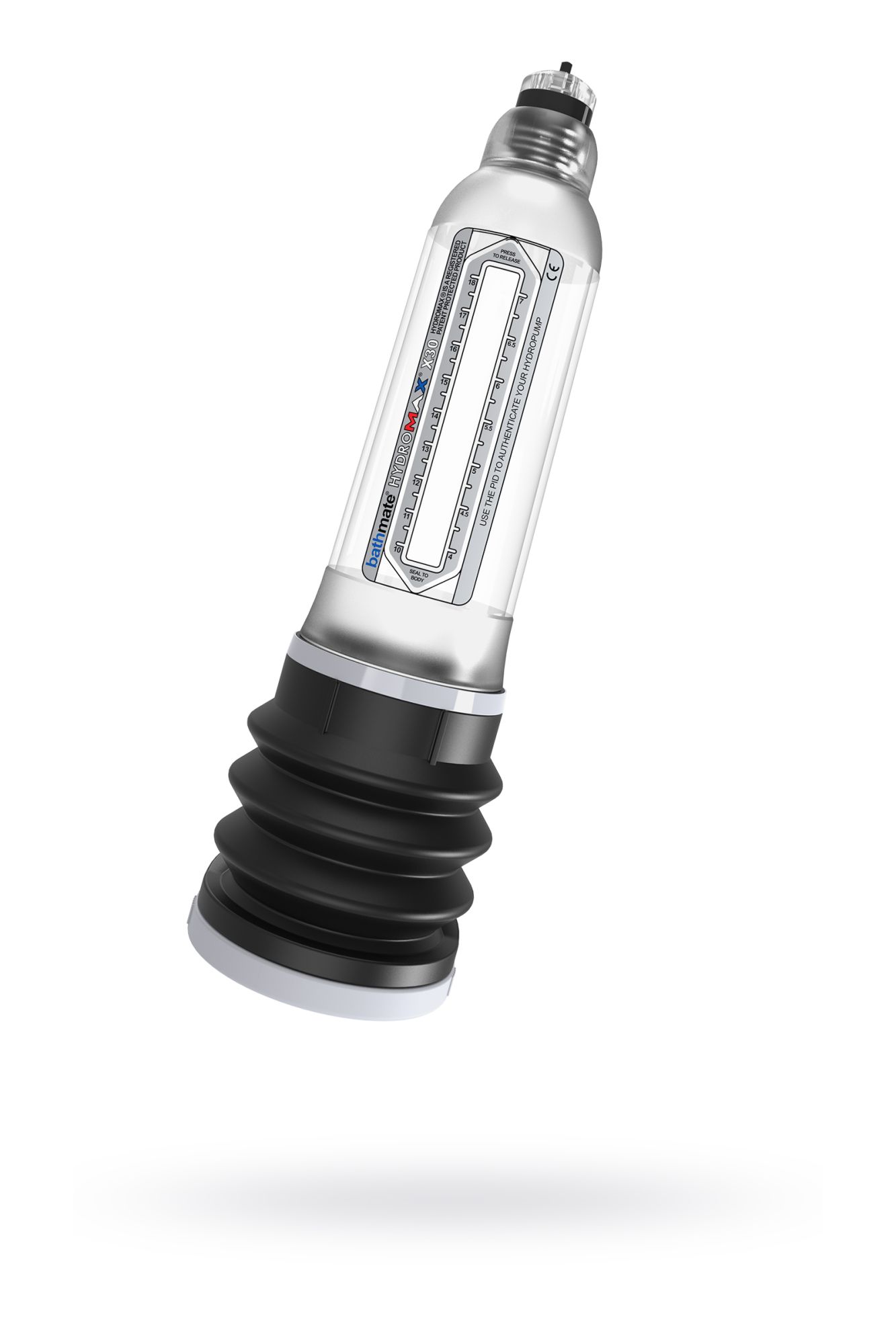 гидропомпа bathmate hydromax x30, прозрачная, 30 см в России
