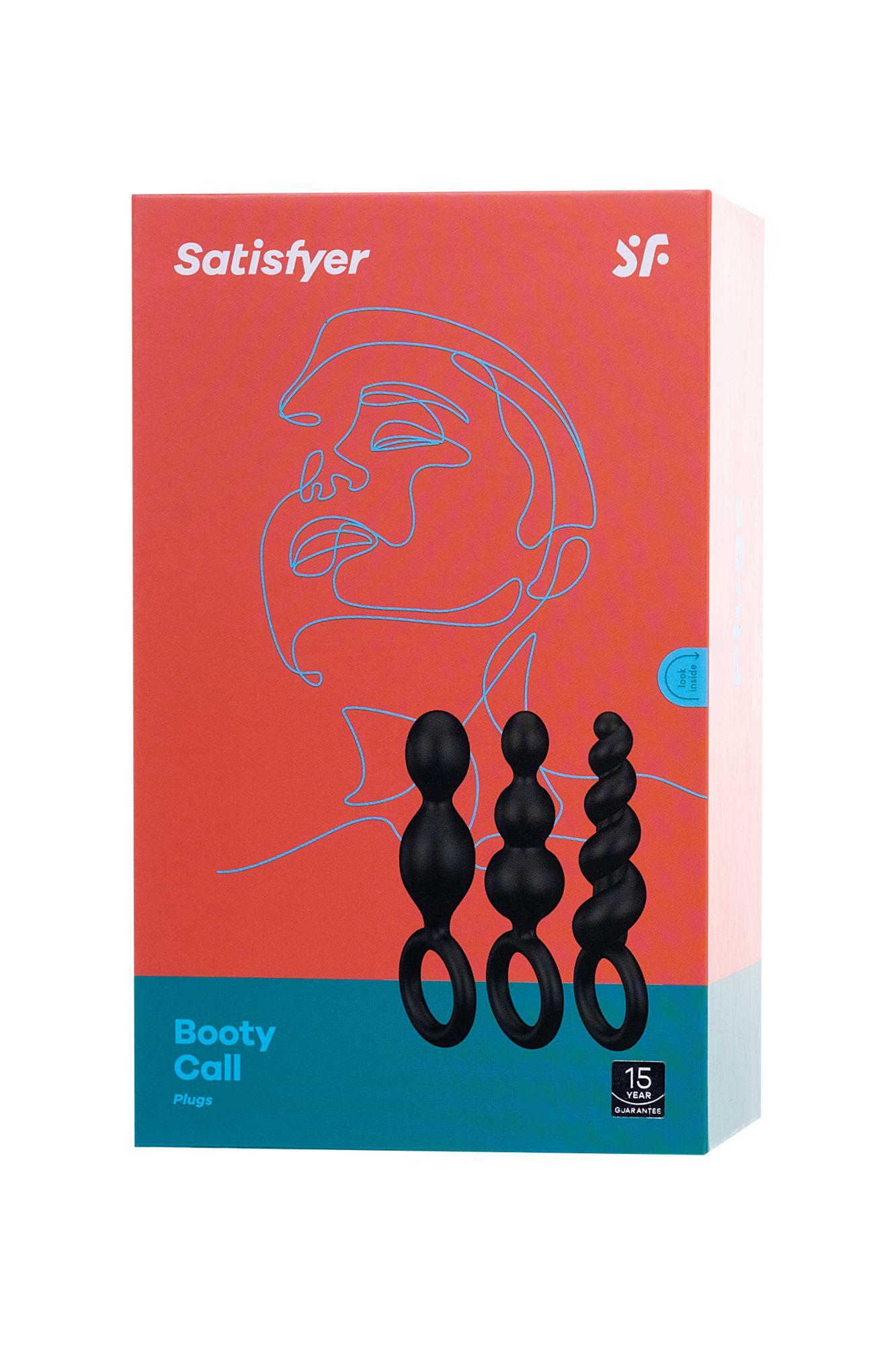 набор анальных плагов satisfyer, силикон, чёрный, 13,5 см. в России