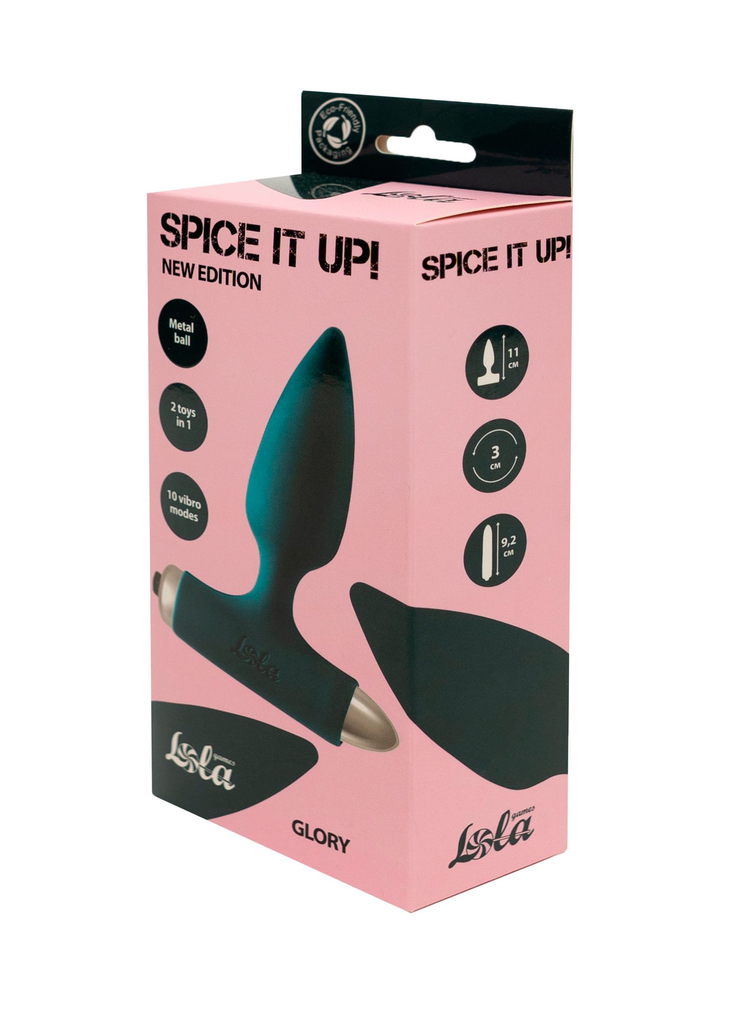 анальная пробка с вибрацией spice it up new edition glory dark green 8015-02lola в России