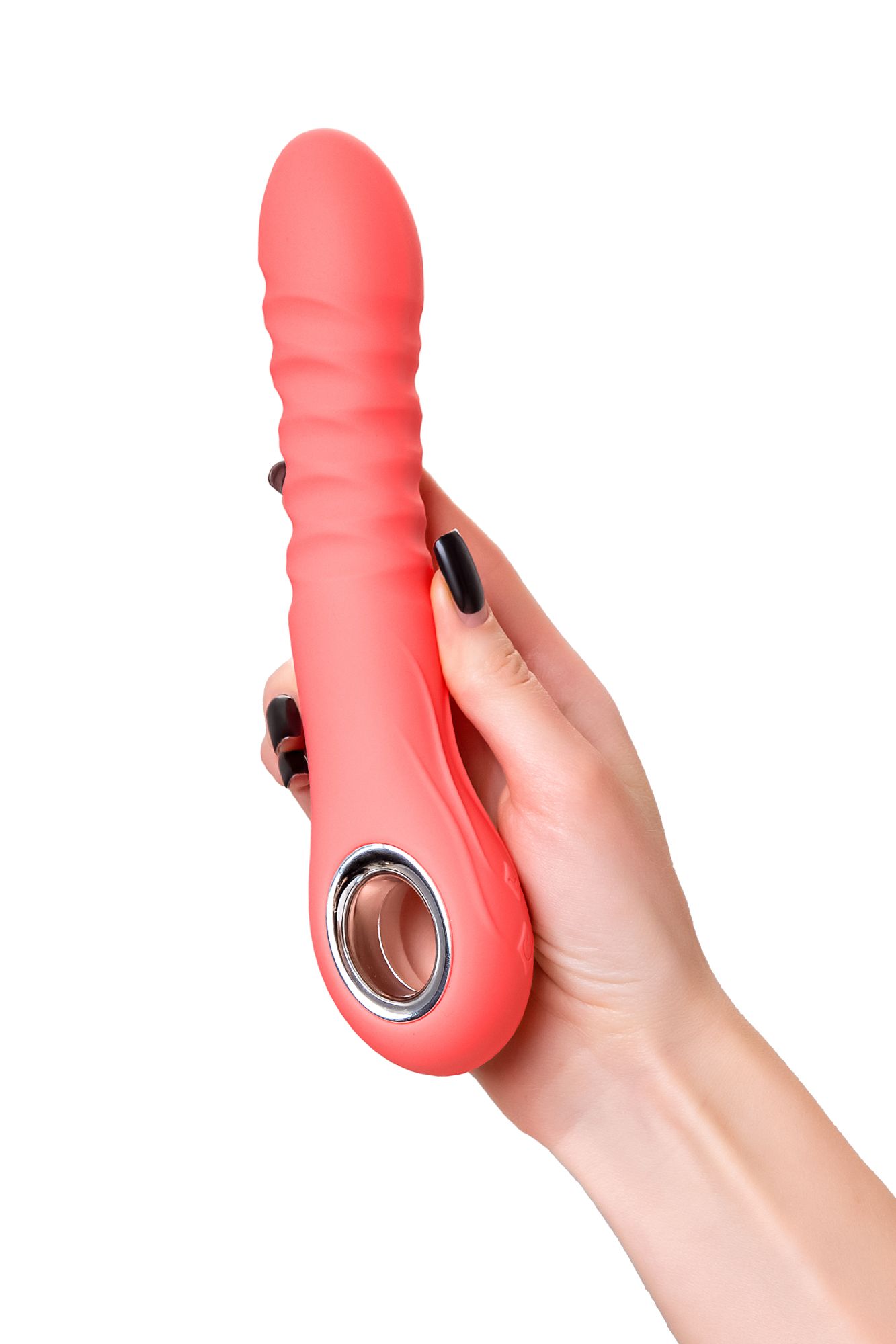 стимулятор с функцией up&down flovetta flox, силикон, коралловый, 21,5 см в России