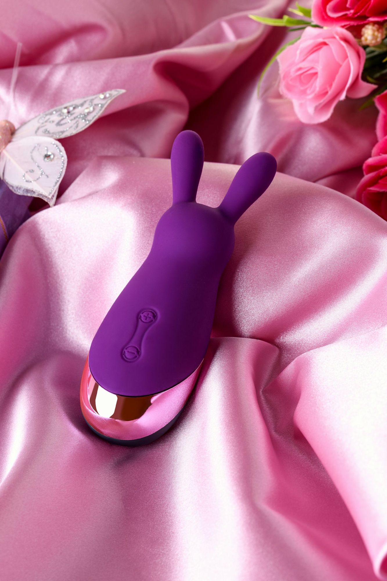 стимулятор эрогенных зон eromantica bunny, силикон, фиолетовый, 12,5 в России