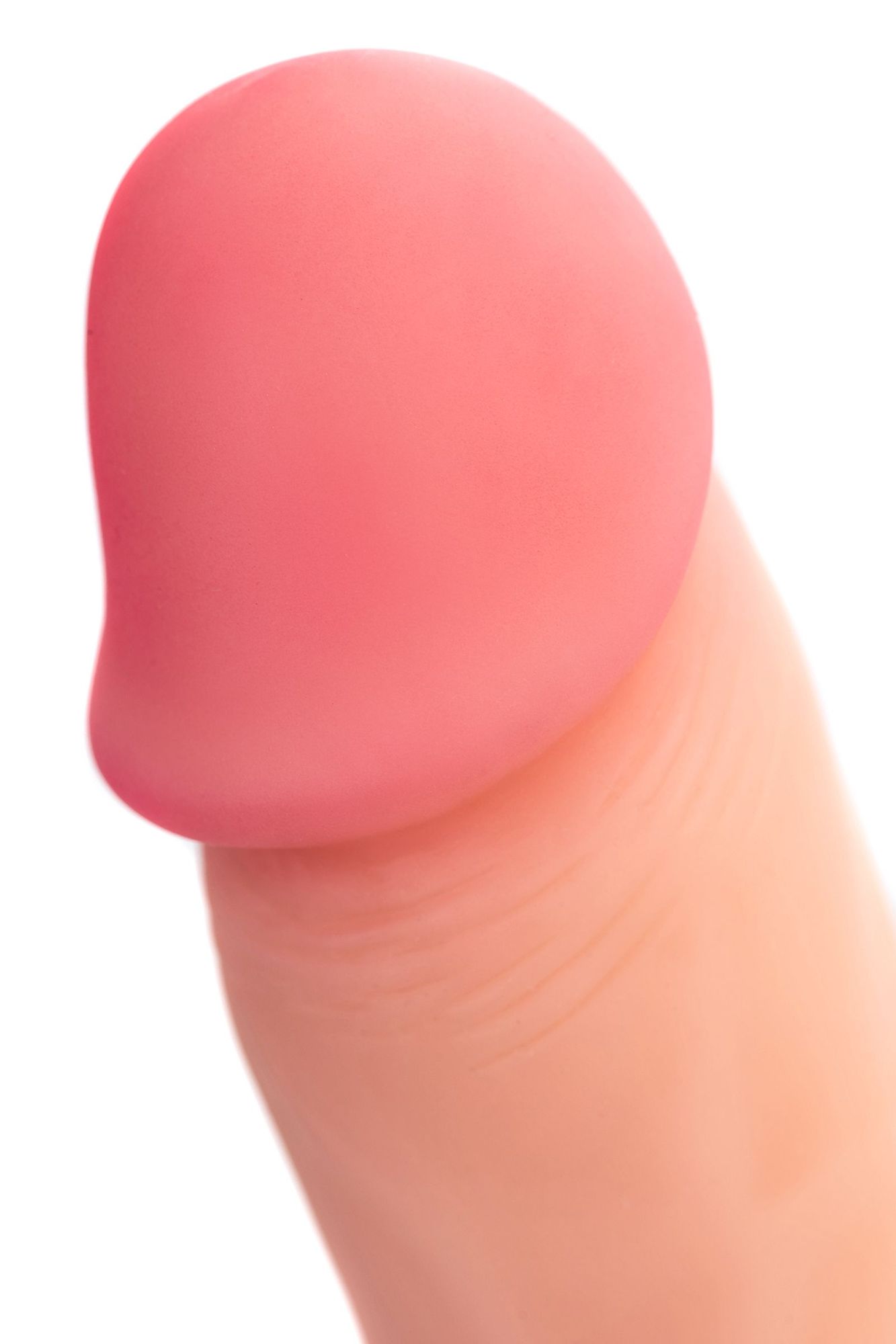 фаллоимитатор realstick silicone hugh j, телесный, 20,5 см в России