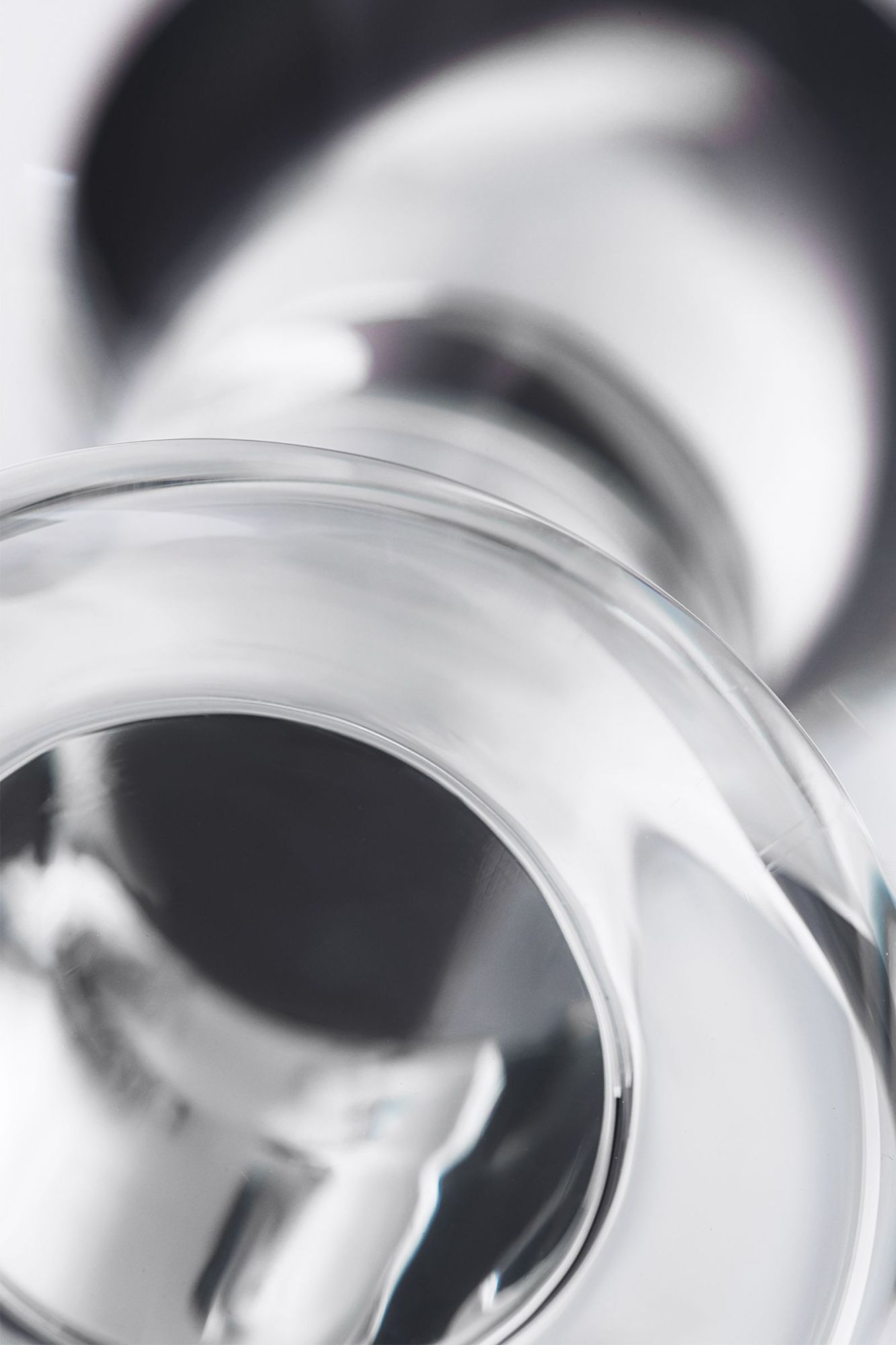 анальная втулка sexus glass, стекло, прозрачная, 14,5 см, ø 4 см в России