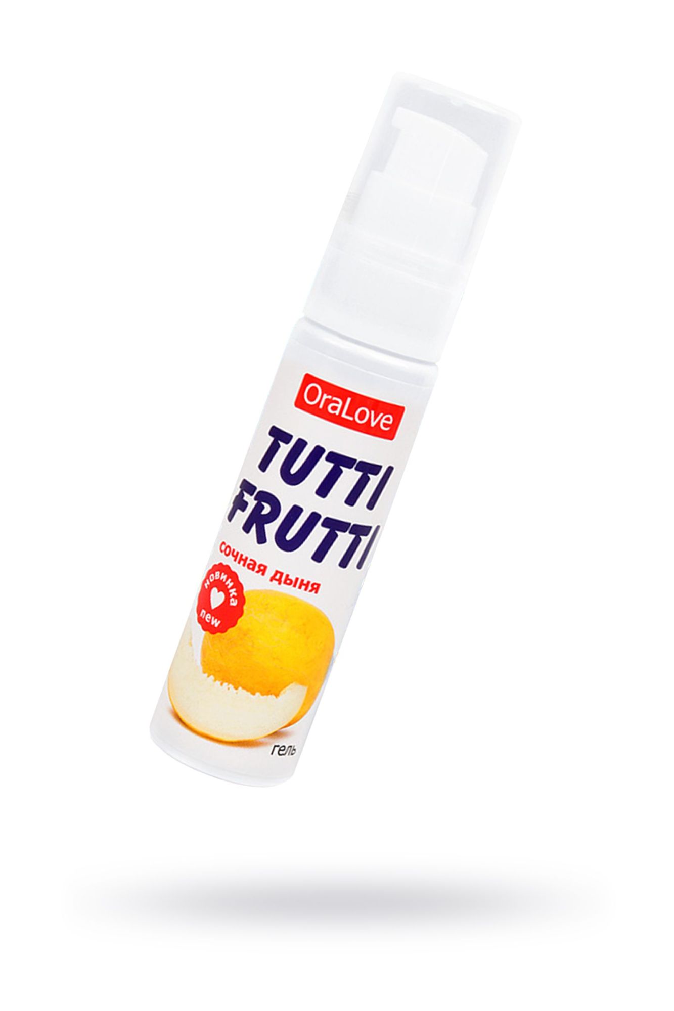 съедобная гель-смазка tutti-frutti для орального секса со вкусом сочная дыня 30г в России