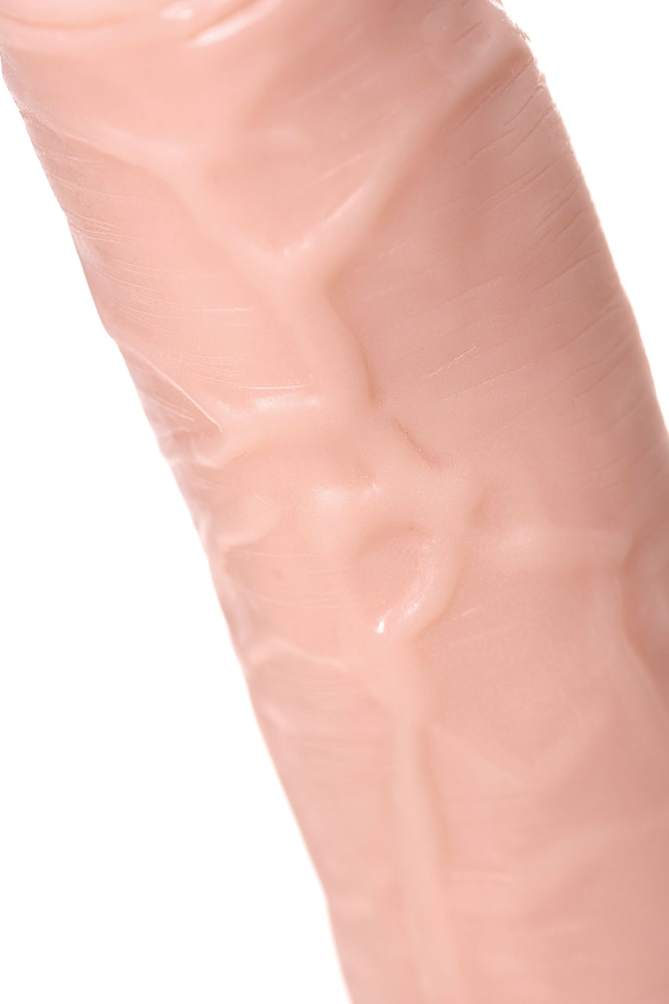 реалистичный вибратор realstick nude, pvc, 7 режимов вибрации, телесный. в России