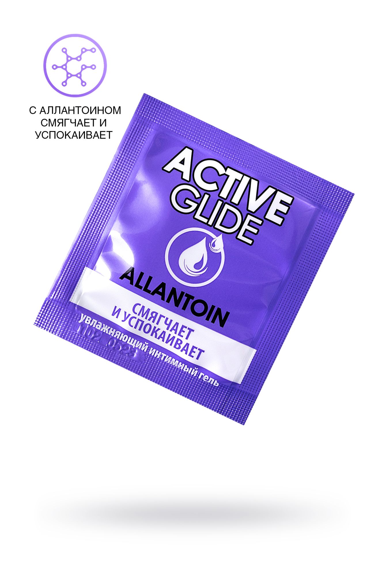 увлажняющий интимный гель active glide allantoin, 3г по 20шт в упаковке в России