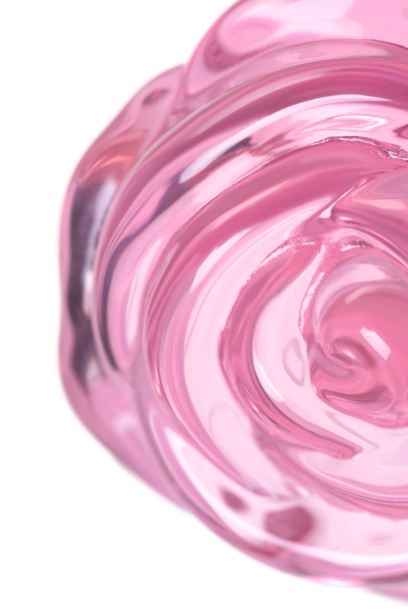 анальная втулка sexus glass, стекло, розовая, 12,6 см в России
