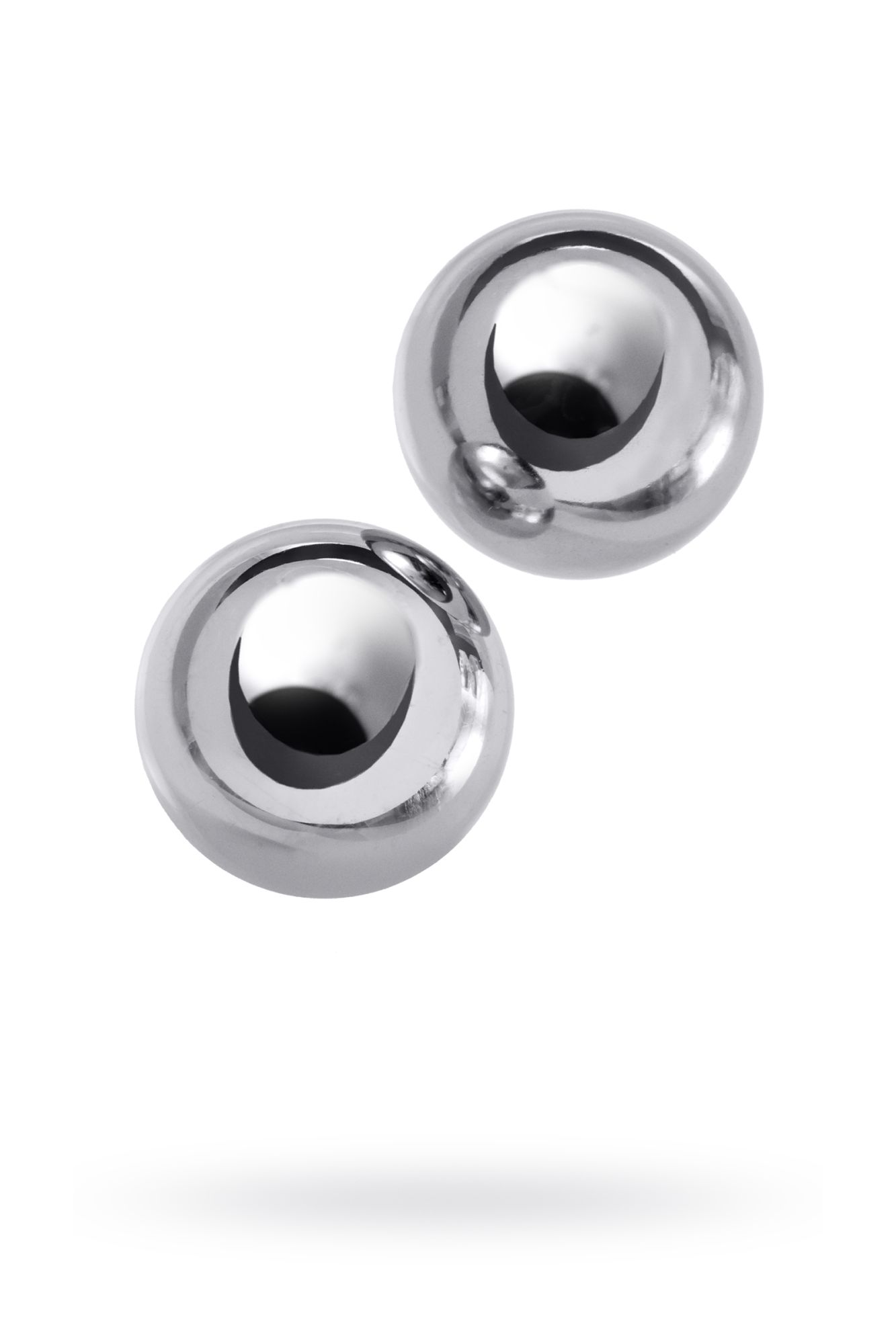 вагинальные шарики metal by toyfa, металл, серебряные, ø 2,5 см в России