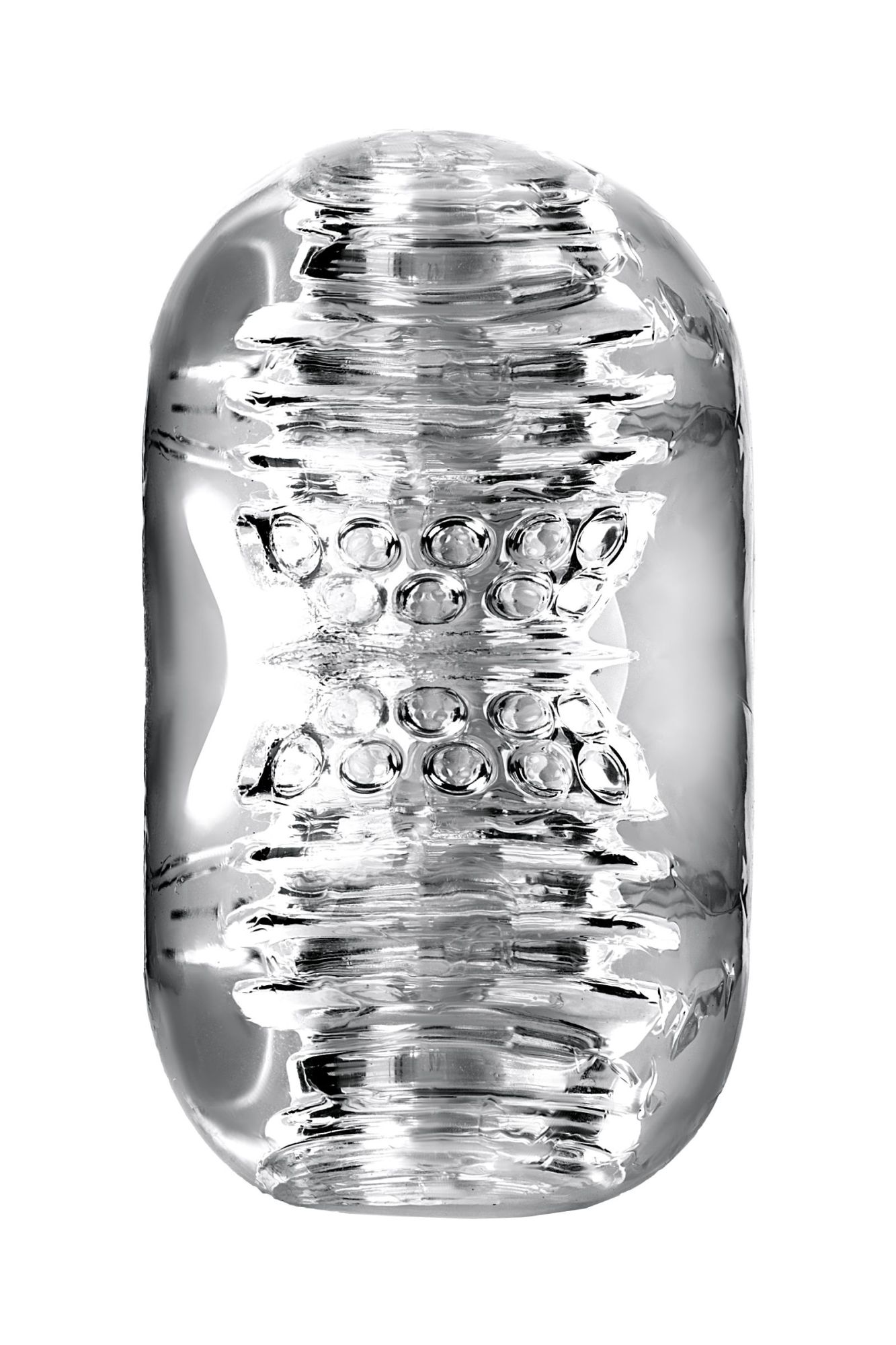 мастурбатор нереалистичный lingam by toyfa khani, tpe, прозрачный, 9 см в России