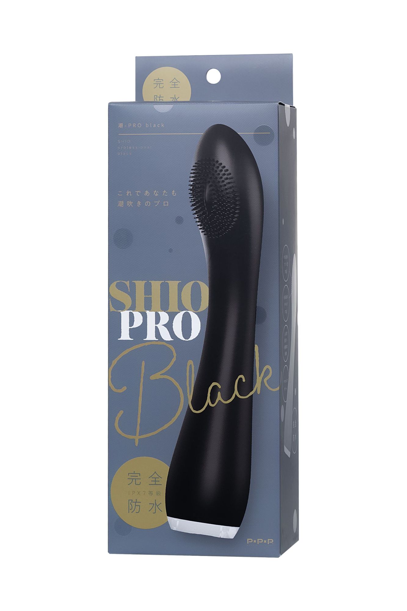 вибратор ppp shio-pro, силикон, черный, 21 см в России