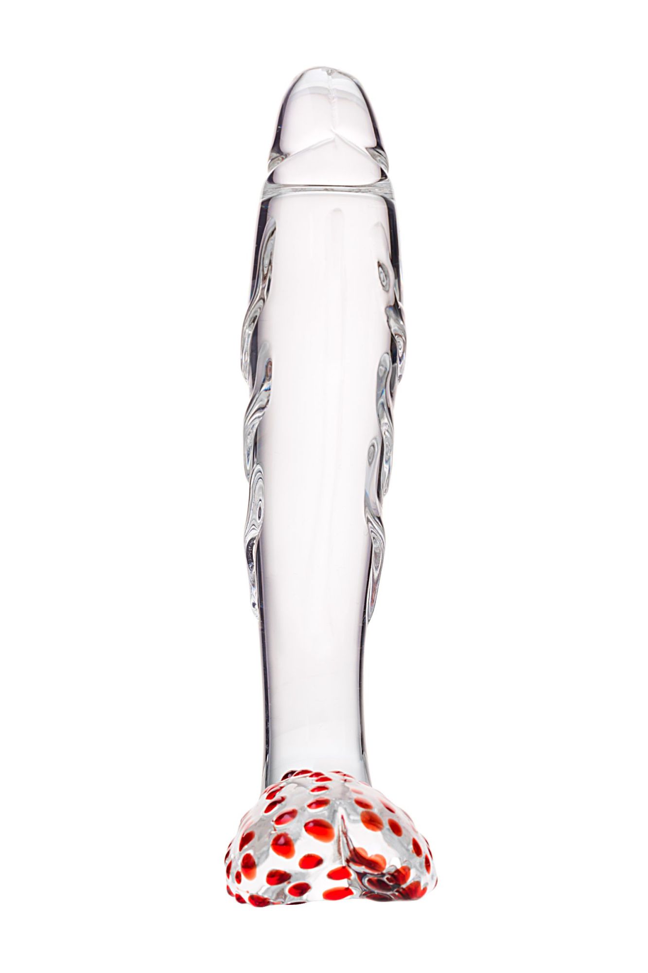 нереалистичный фаллоимитатор sexus glass, стекло, прозрачный, 17,5 см в России