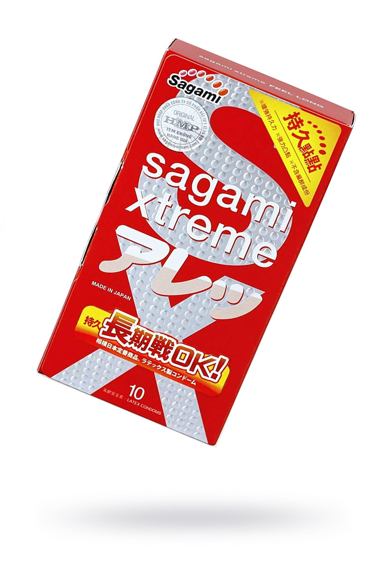 презервативы sagami, xtreme, feel long, латекс, 19 см, 5,2 см, 10 шт. в России