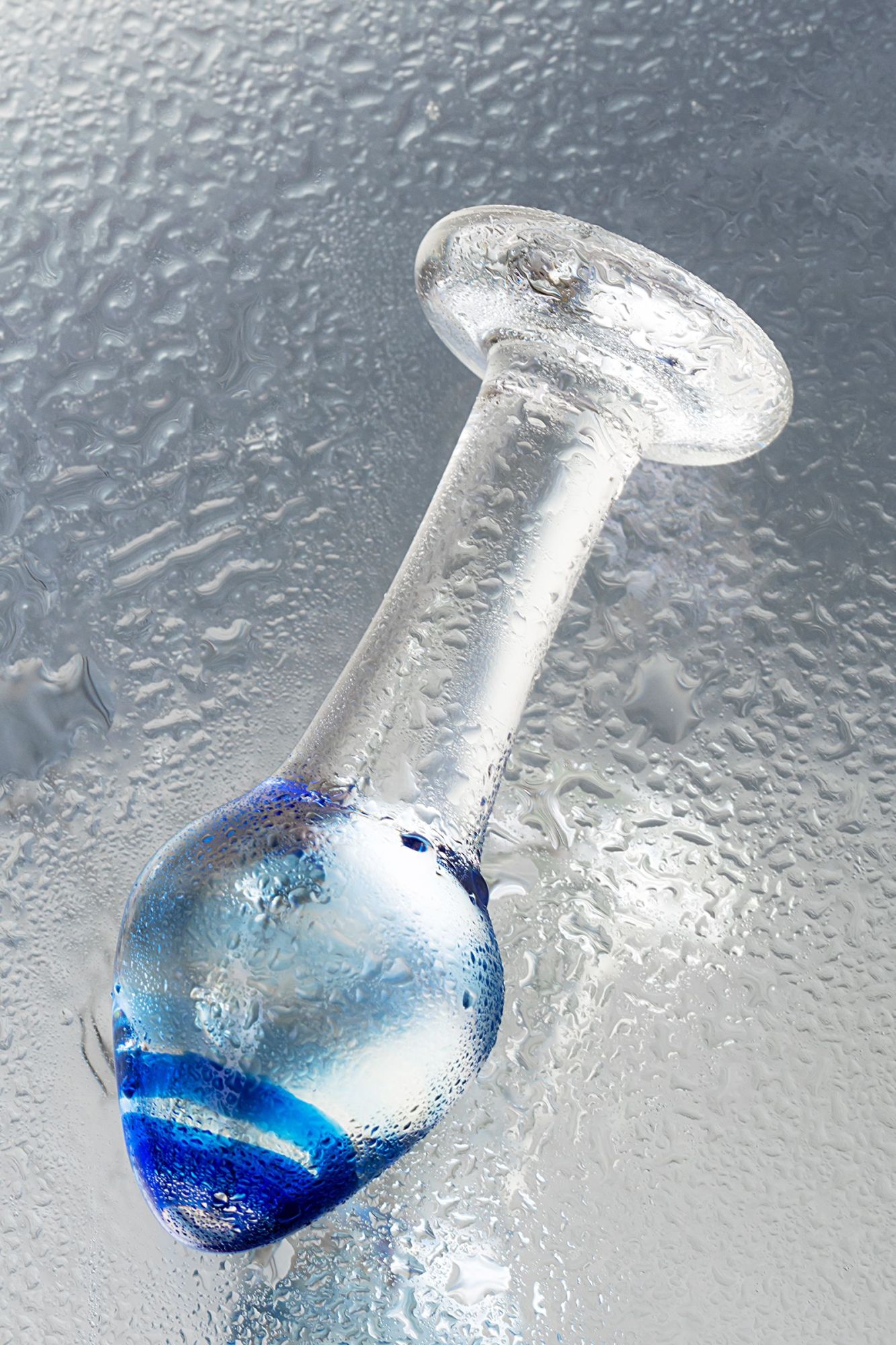 анальная втулка sexus glass, стекло, прозрачная, 11,5 см, ø 4 см в России
