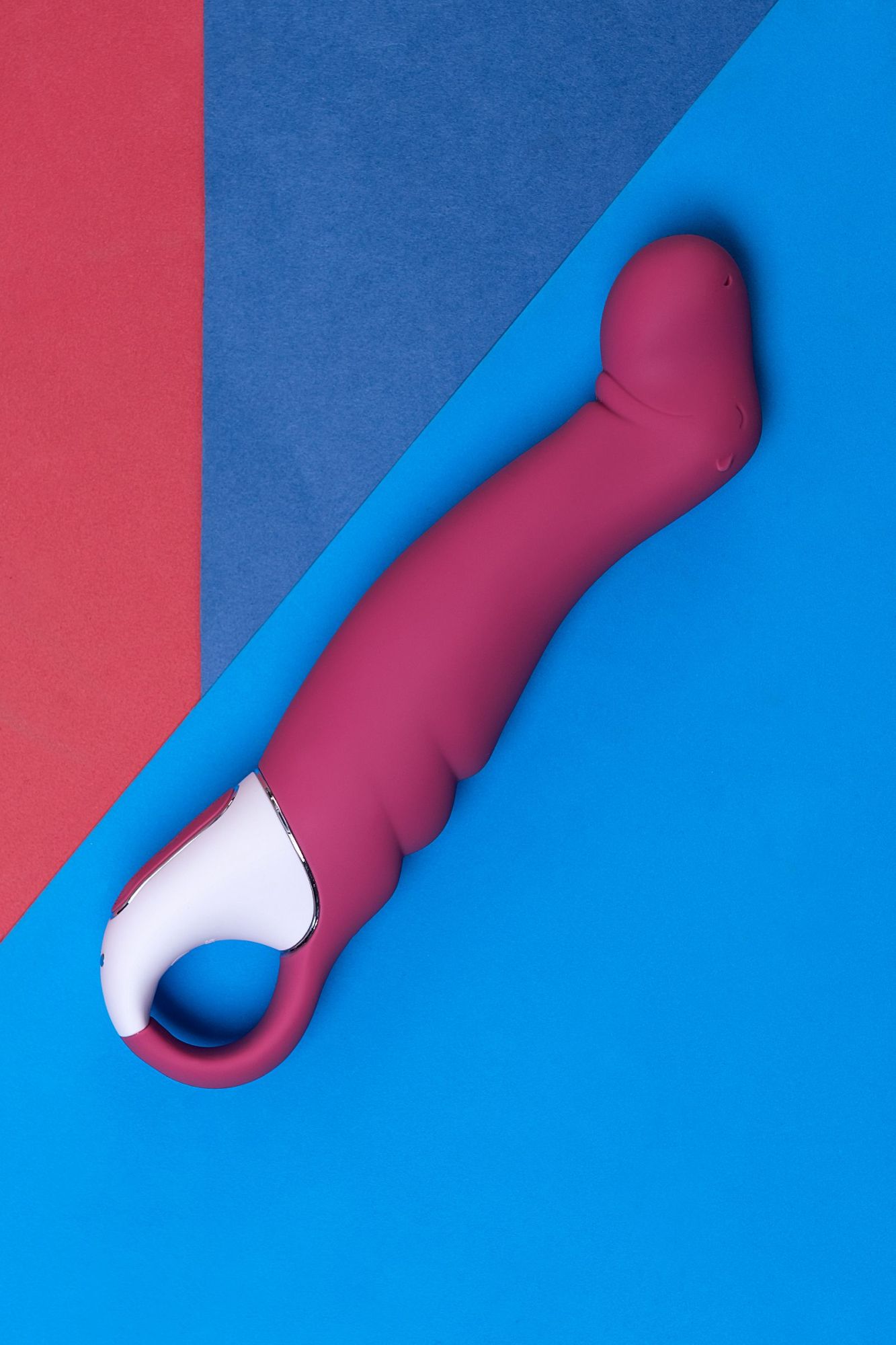 нереалистичный вибратор satisfyer vibes petting hippo, силикон, красный, 22,9 см. в России