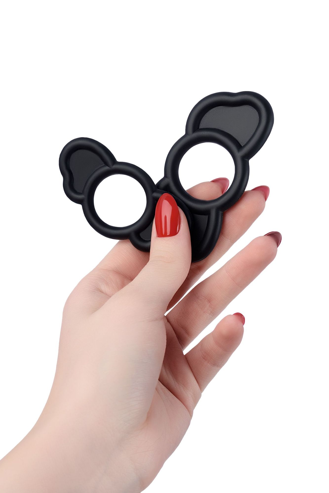 набор эрекционных колец sexus men elephant rings, силикон, чёрный в России