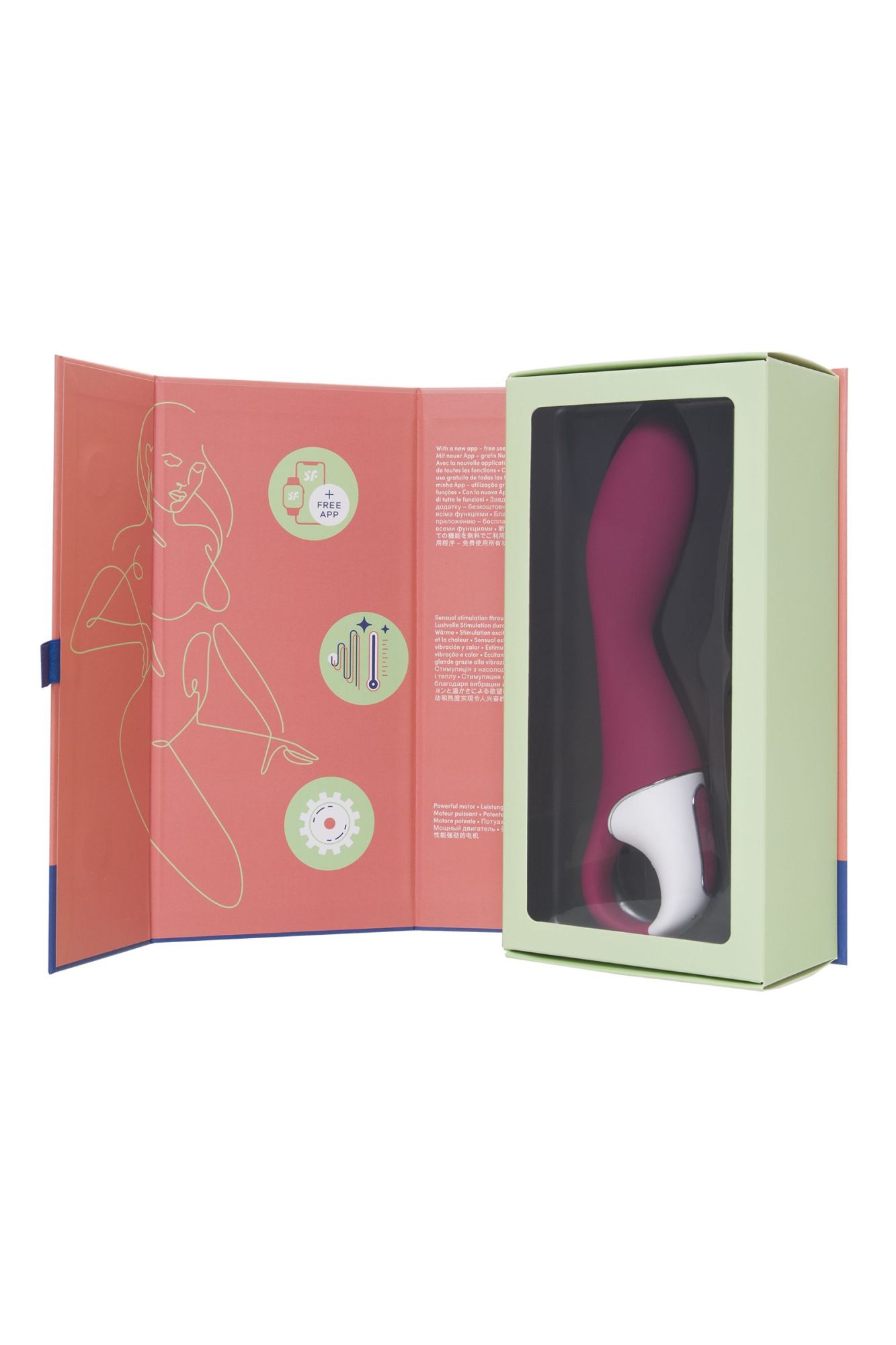 вибростимулятор satisfyer heated thrill, красный в России