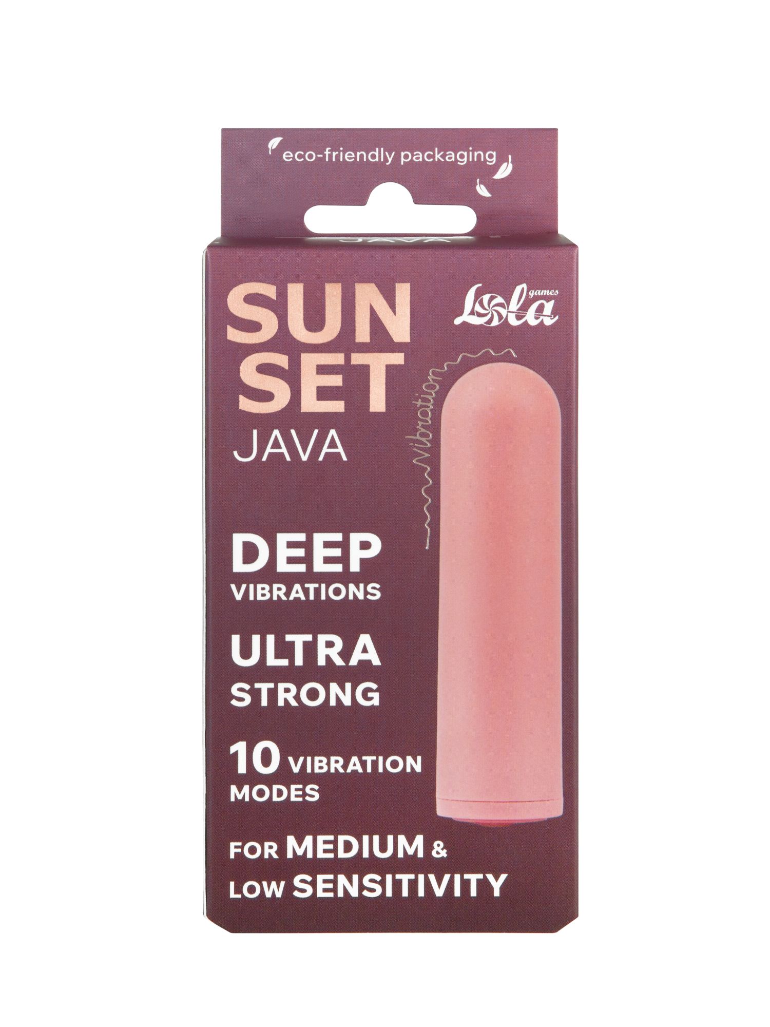 перезаряжаемая вибропуля java sunset pink 9705-02lola в России