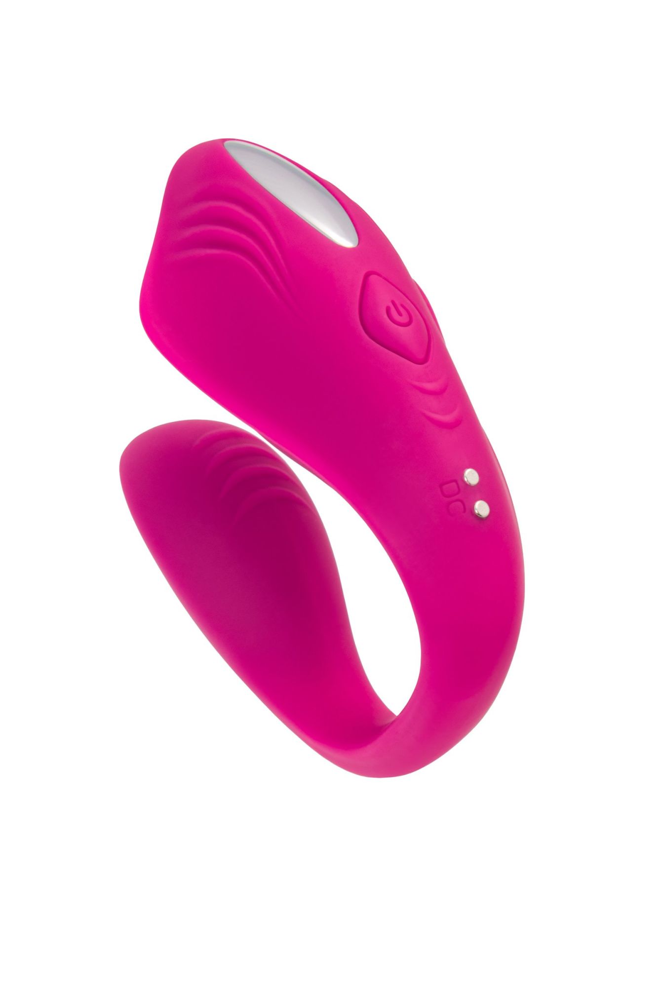 вибратор для пар a-toys cobrum, силикон, розовый в России