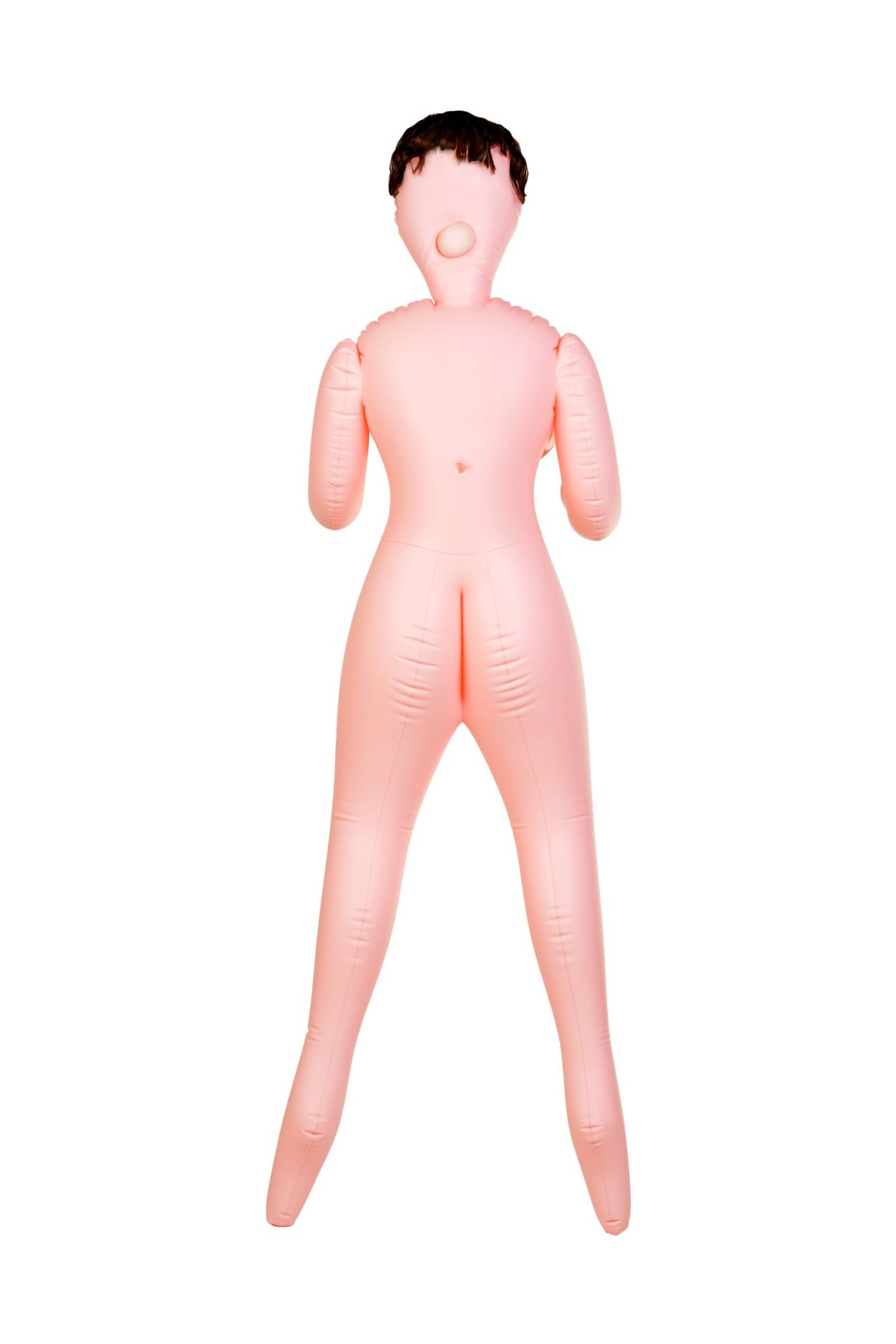 кукла надувная dolls-x by toyfa violet, брюнетка, с тремя отверстиями, кибер вставка: вагина в России