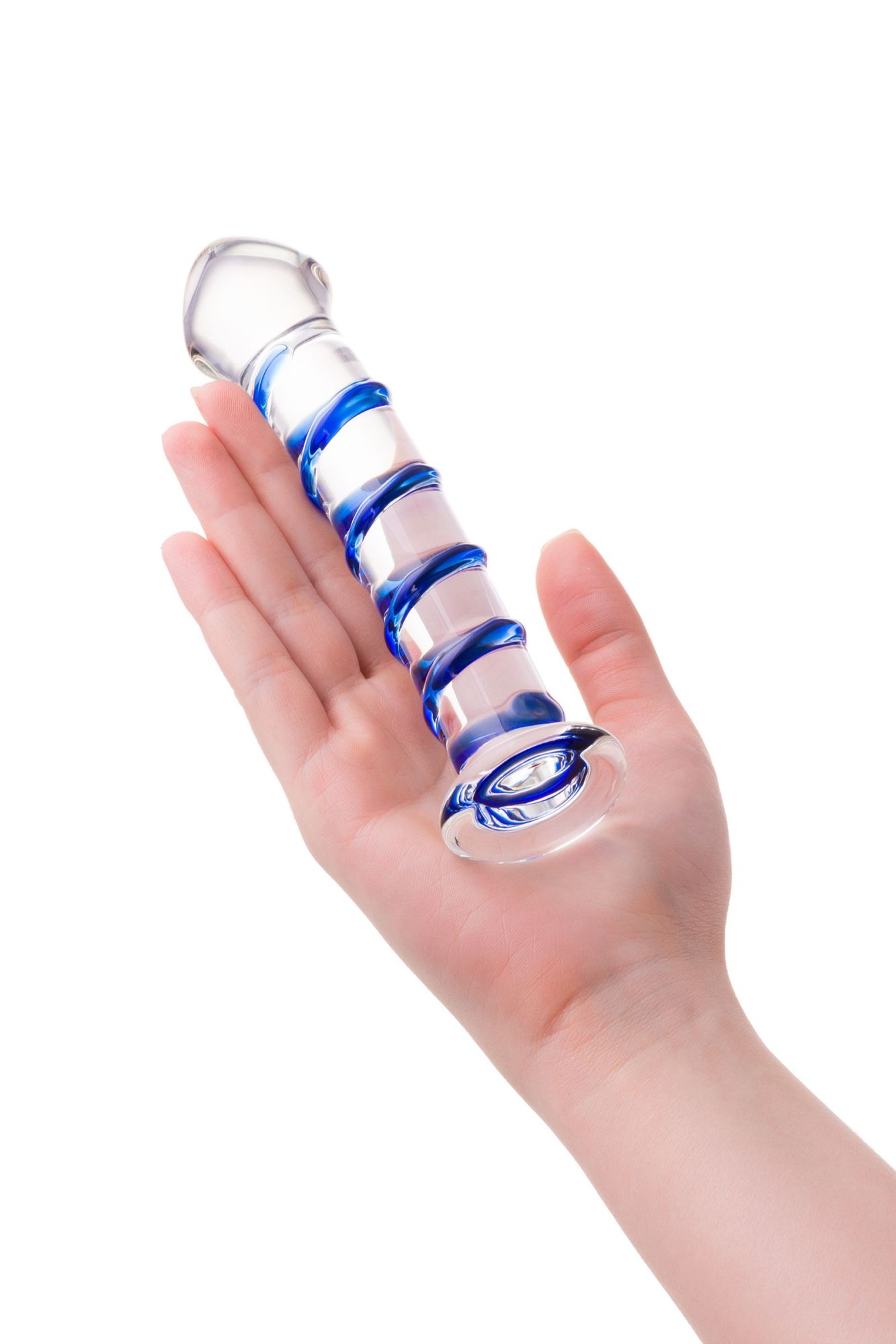 нереалистичный фаллоимитатор sexus glass, стекло, 17 см в России