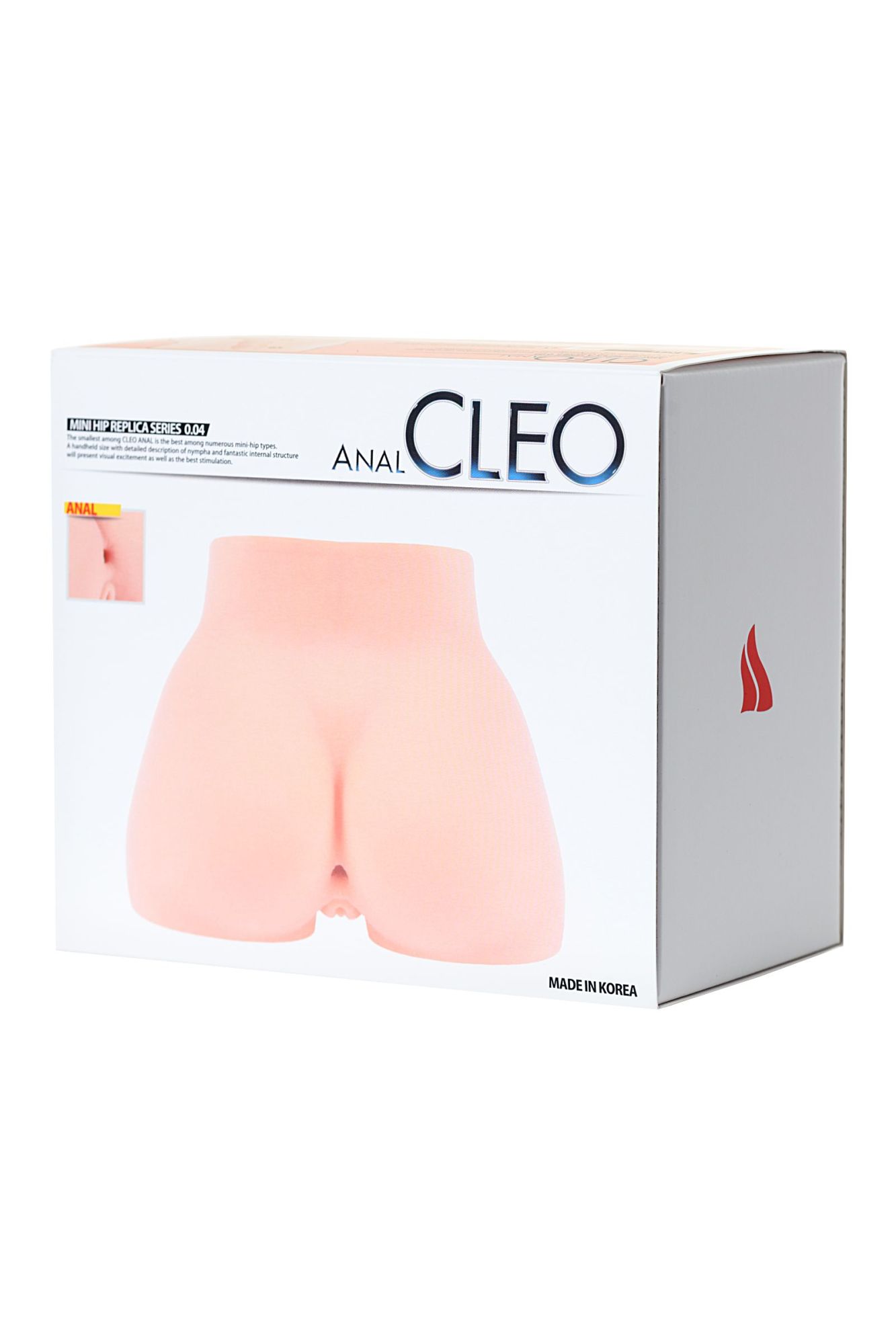 мастурбатор реалистичный kokos cleo-anal, tpr, телесный, 13.5 см в России