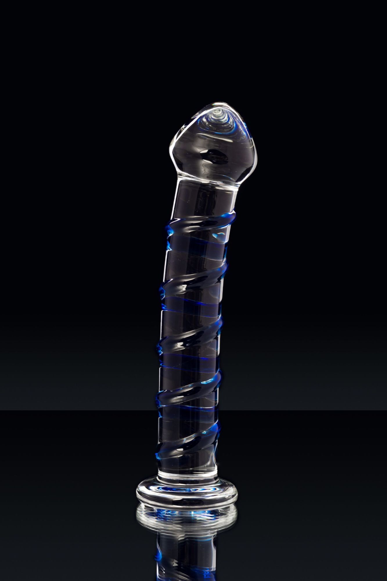 нереалистичный фаллоимитатор sexus glass, стекло, 17 см в России