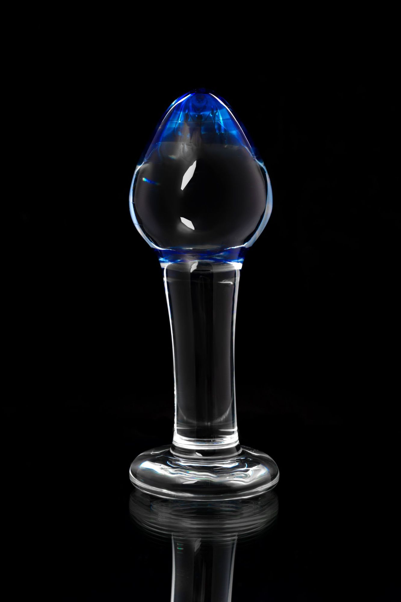 анальная втулка sexus glass, стекло, прозрачная, 11,5 см, ø 4 см в России