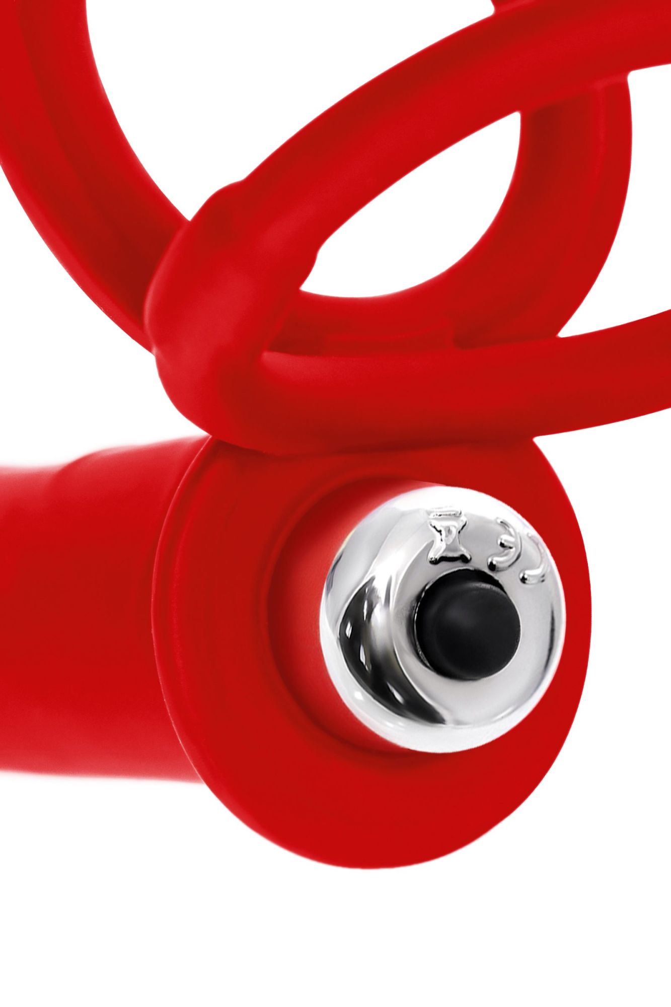 насадка на пенис для двойного проникновения black&red by toyfa, силикон, красная, 19 см в России