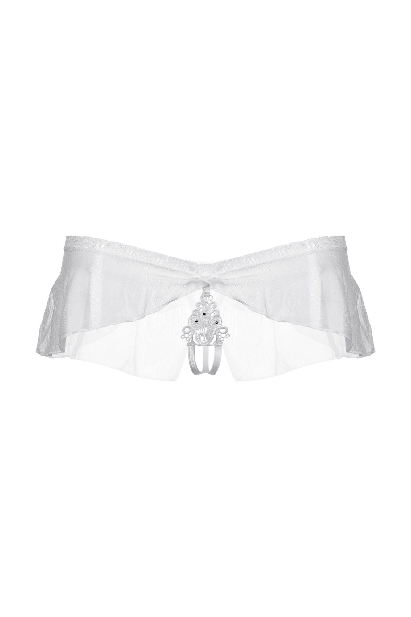 Эротическое стринги с юбочкой softline collection, белый, m/l в России
