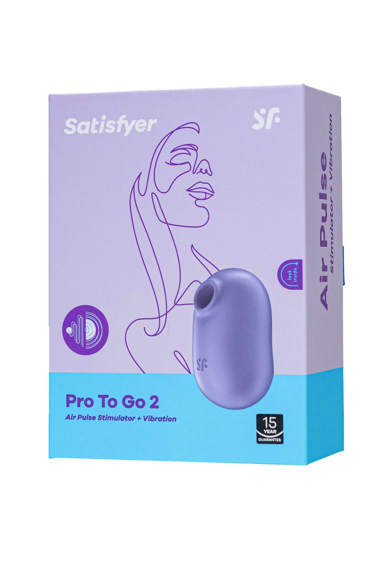 вакуумный стимулятор клитора satisfyer pro to go 2, фиолетовый в России