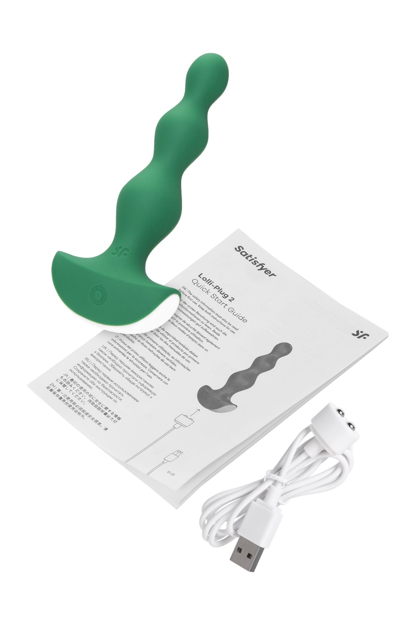 анальная виброелочка lolli-plug 2 satisfyer, зеленая в России