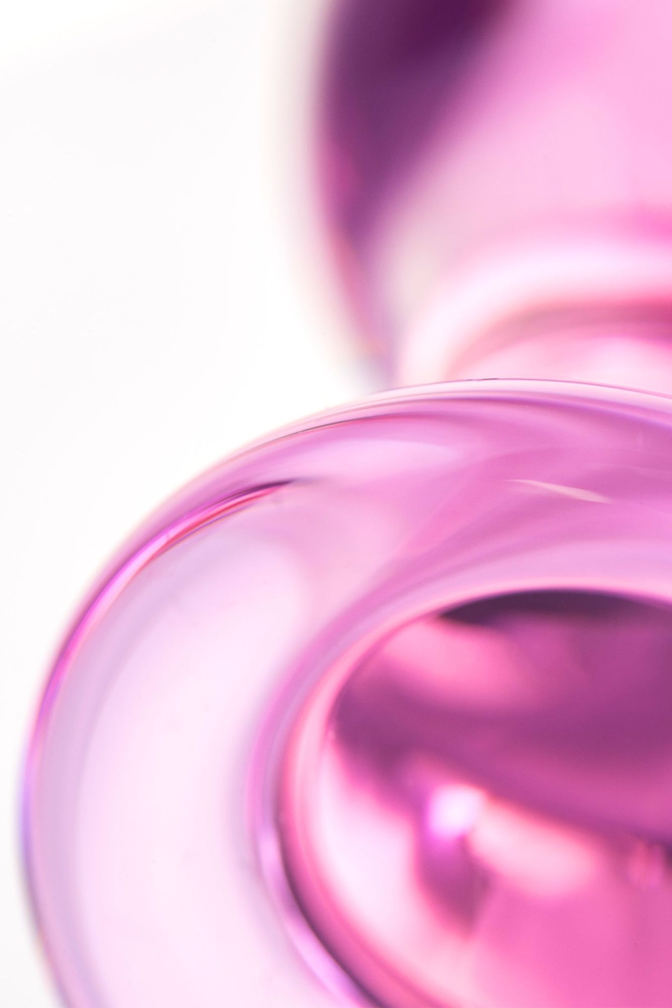 анальная втулка sexus glass, стекло, розовая, 10 см, ø 4 см в России