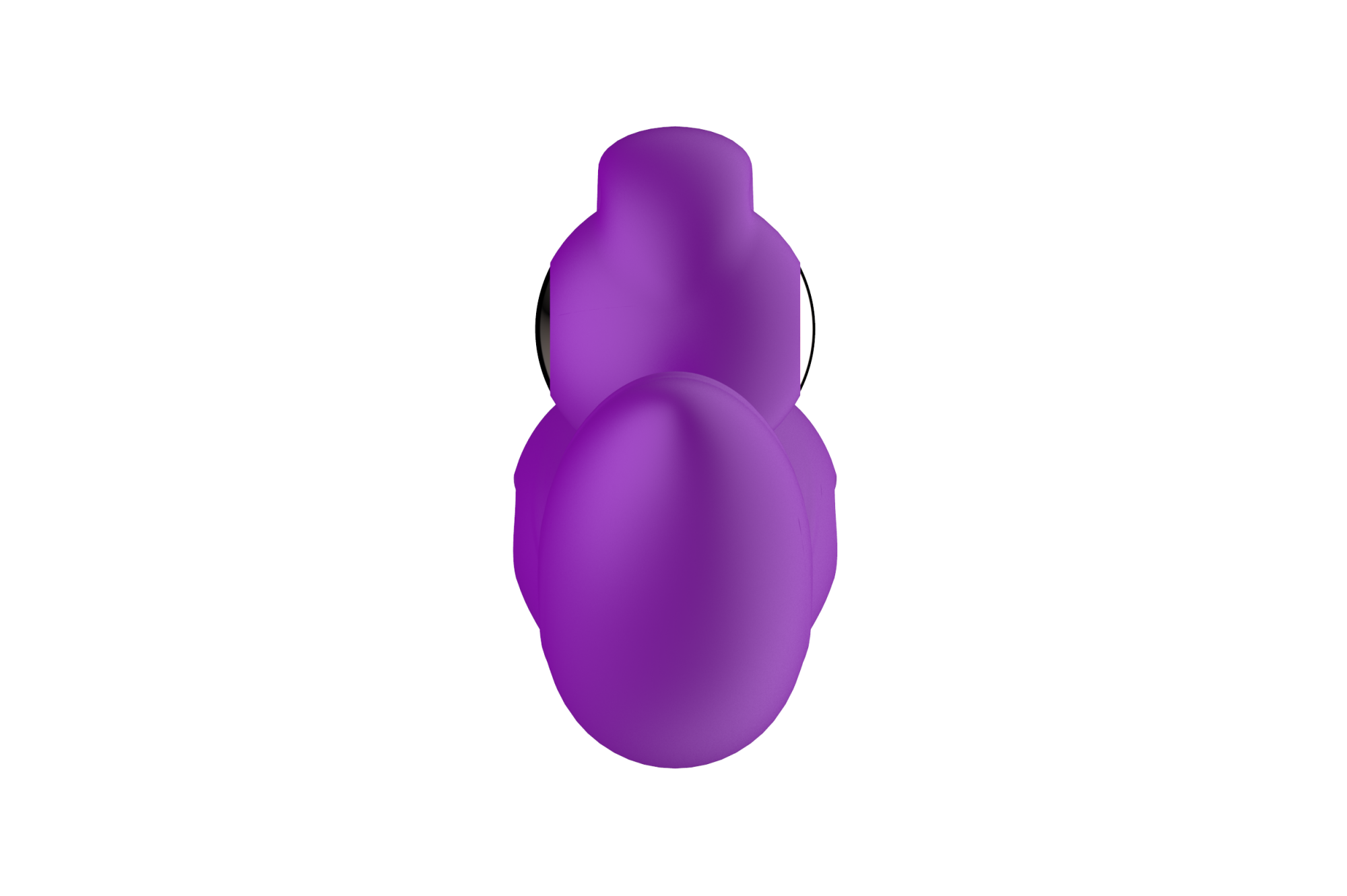 силиконовый вибратор-кролик с функцией вращения sw3052-purple в России