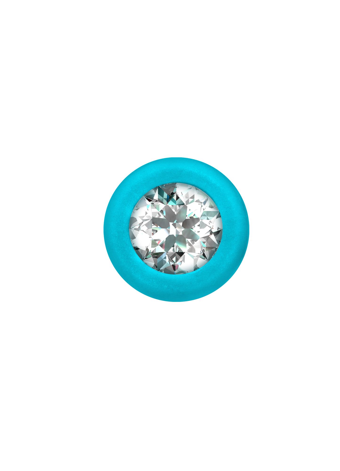 анальная цепочка с кристаллом emotions chummy turquoise 1401-02lola в России