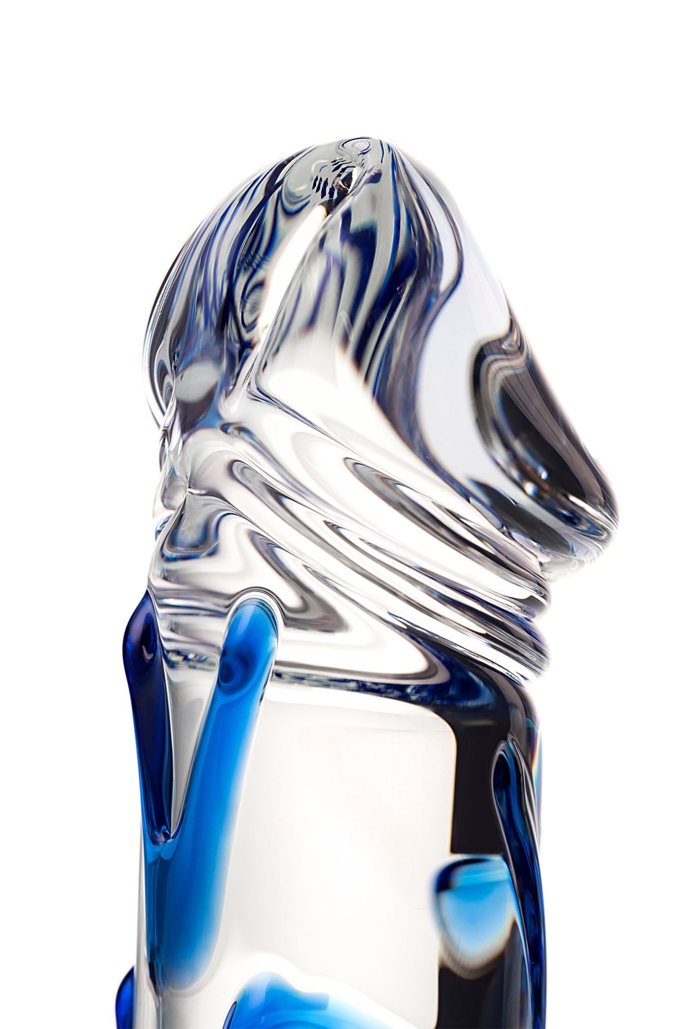 нереалистичный фаллоимитатор sexus glass, стекло, прозрачный, 17 см в России