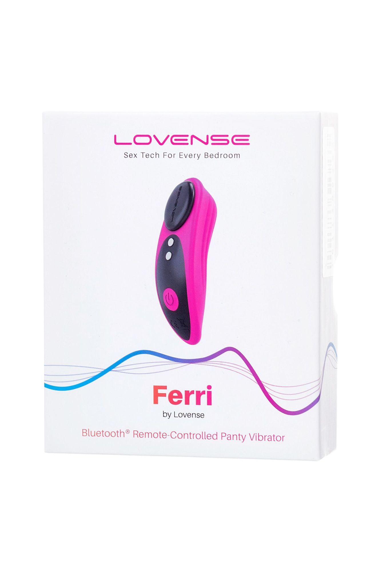 вибростимулятор клитора в трусики lovense ferri, силикон, розовый, 7,4 см в России