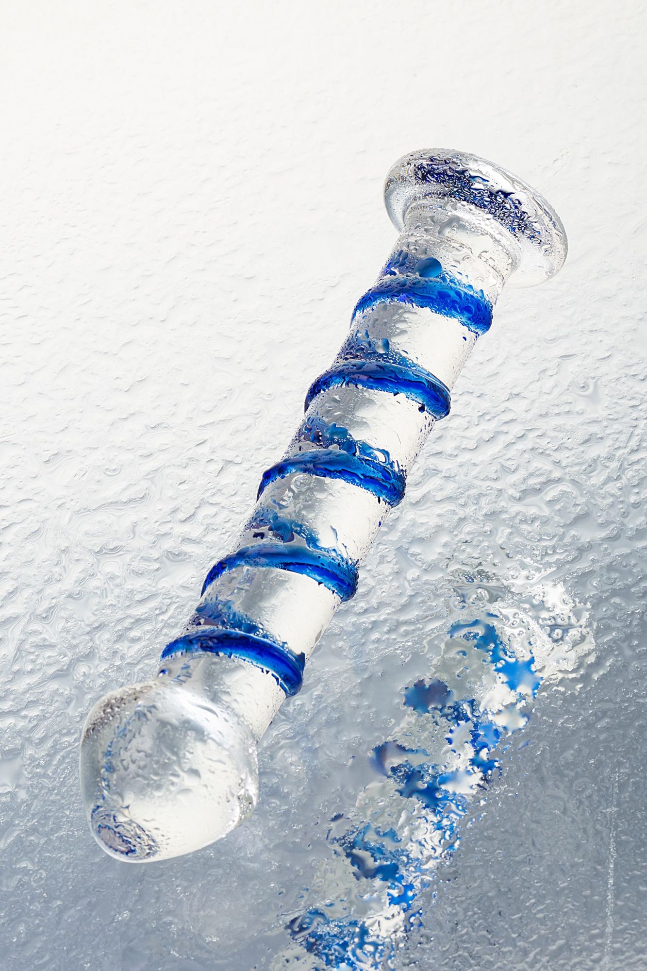 нереалистичный фаллоимитатор sexus glass, стекло, 17 см в России