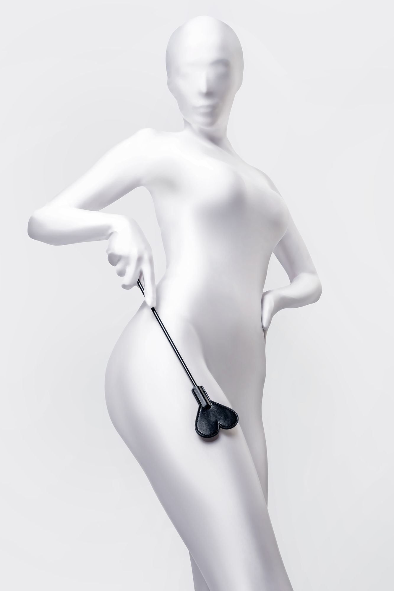 стек anonymo #0008, pu кожа, черный, 35 см в России