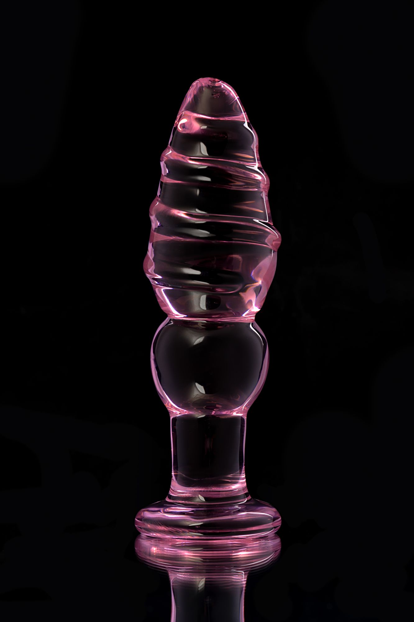 анальная втулка sexus glass, стекло, розовая, 13,5 см, ø 4 см в России