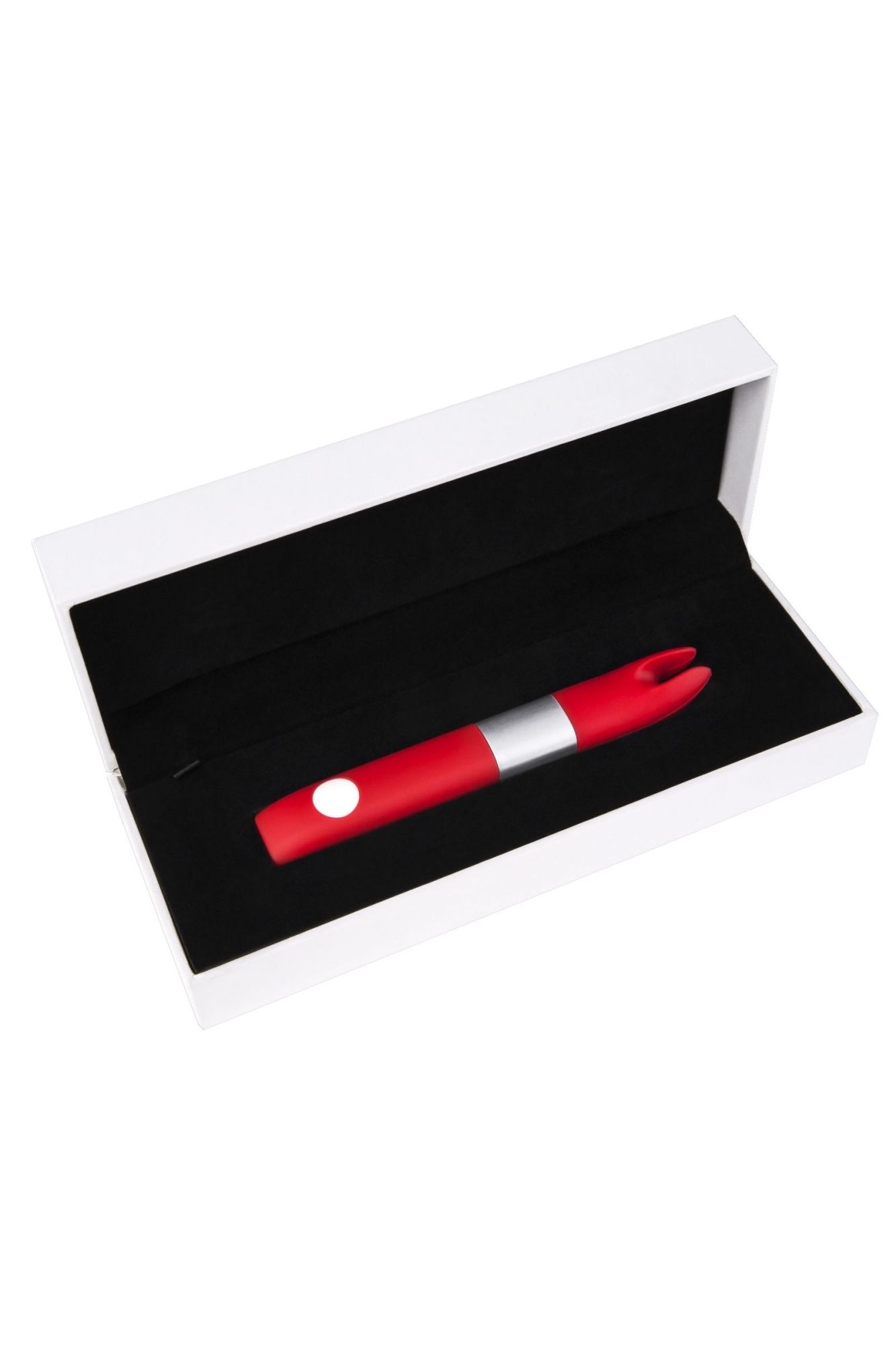 вибратор клиторальный qvibry 4gb usb памяти, силикон, красный, 12 см в России