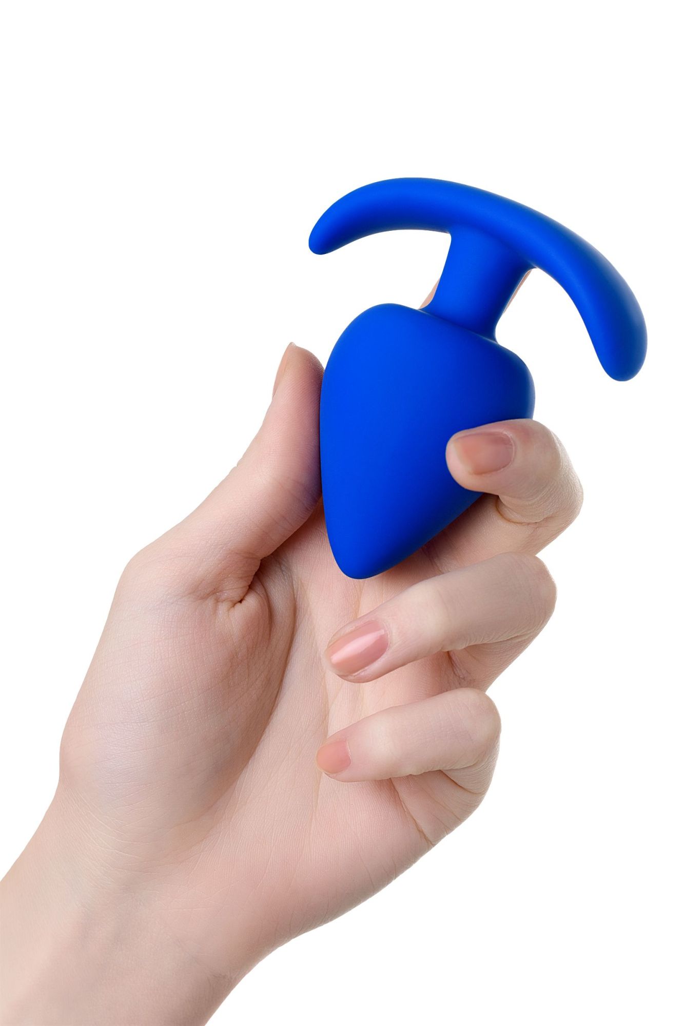 анальная пробка a-toys by toyfa nosh, силикон, синяя, 8,3 см в России