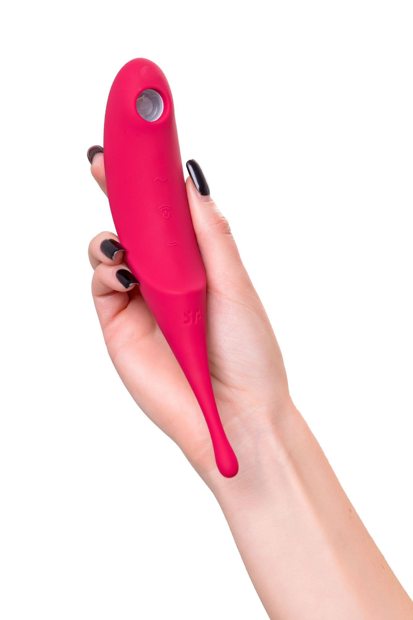 вакуум-волновой бесконтактный стимулятор клитора satisfyer twirling pro, силикон, красный, 20 см в России