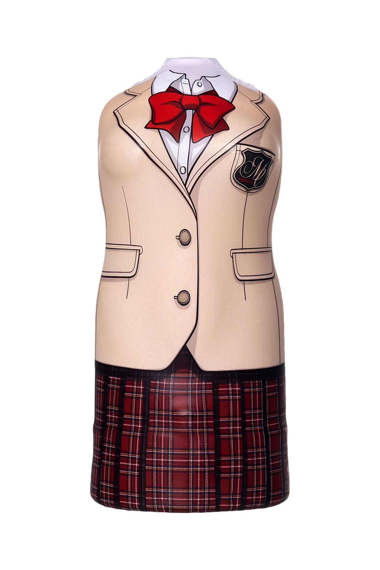 мастурбатор magic eyes uniforms nude blazer r, tpe, белый, 17 см в России