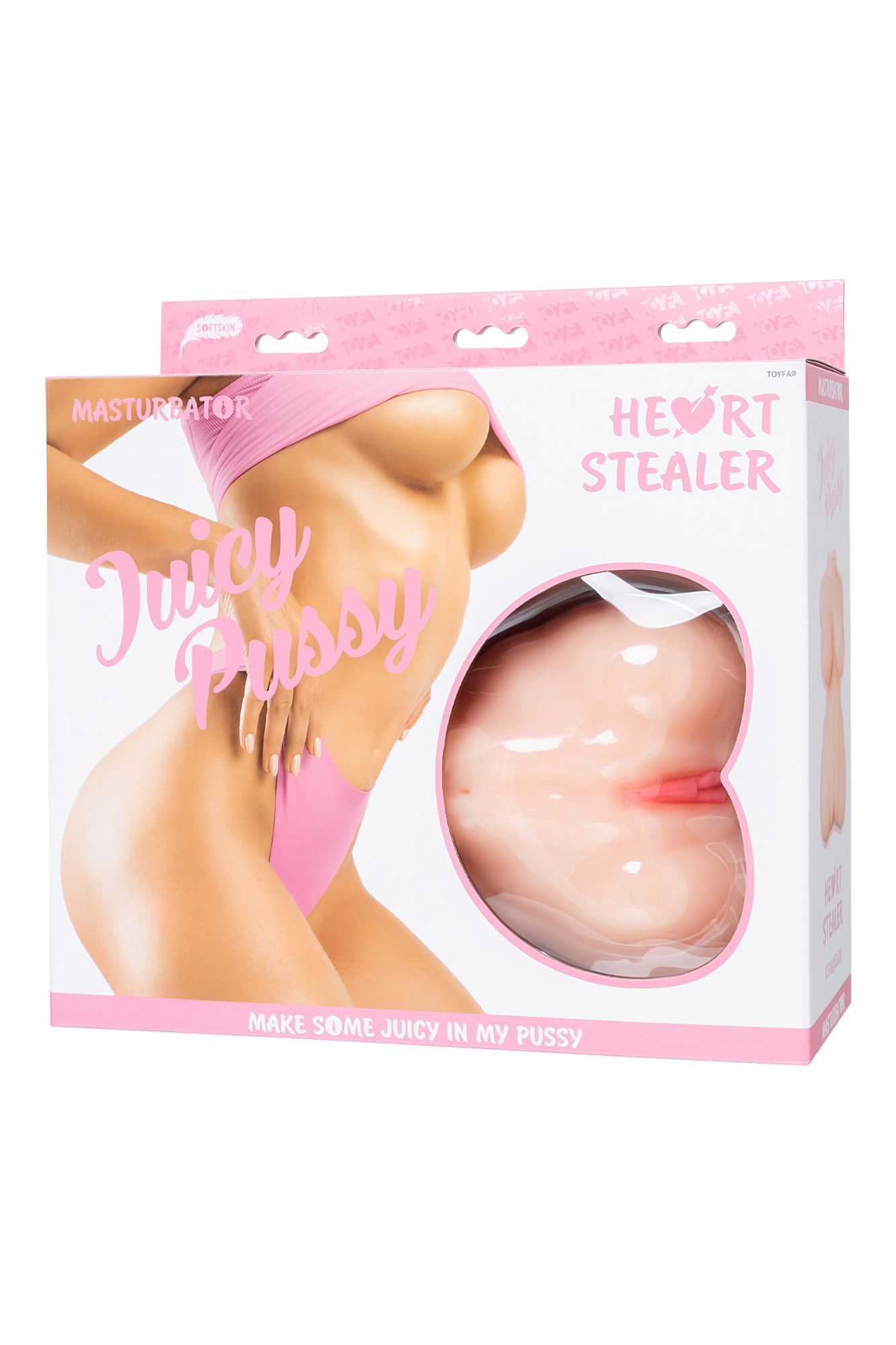 мастурбатор реалистичный toyfa juicy pussy, heart stealer, tpe, телесный в России