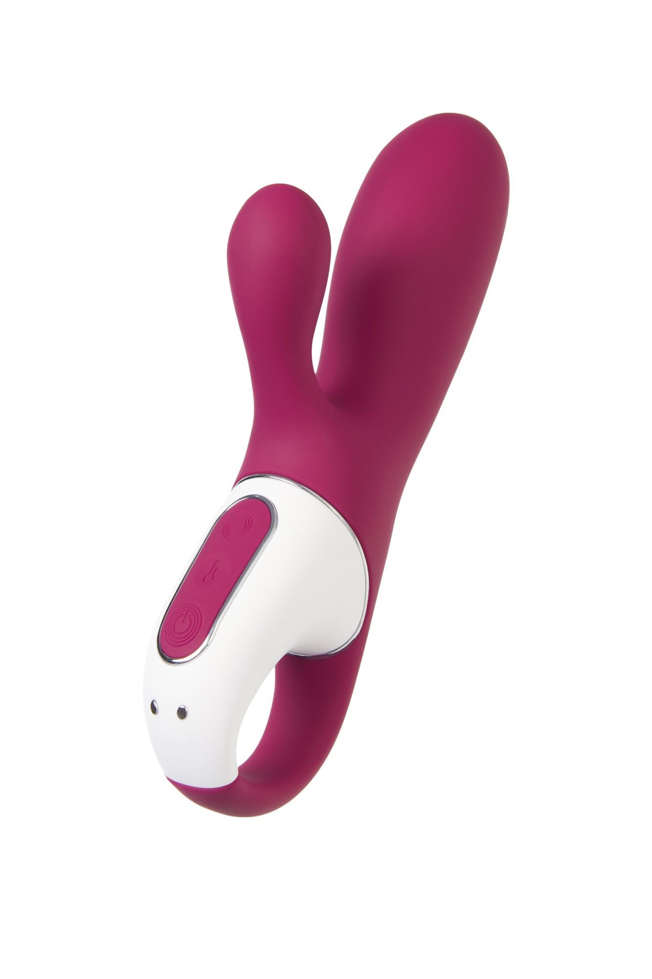 вибратор satisfyer hot bunny с клиторальным стимулятором, красный в России