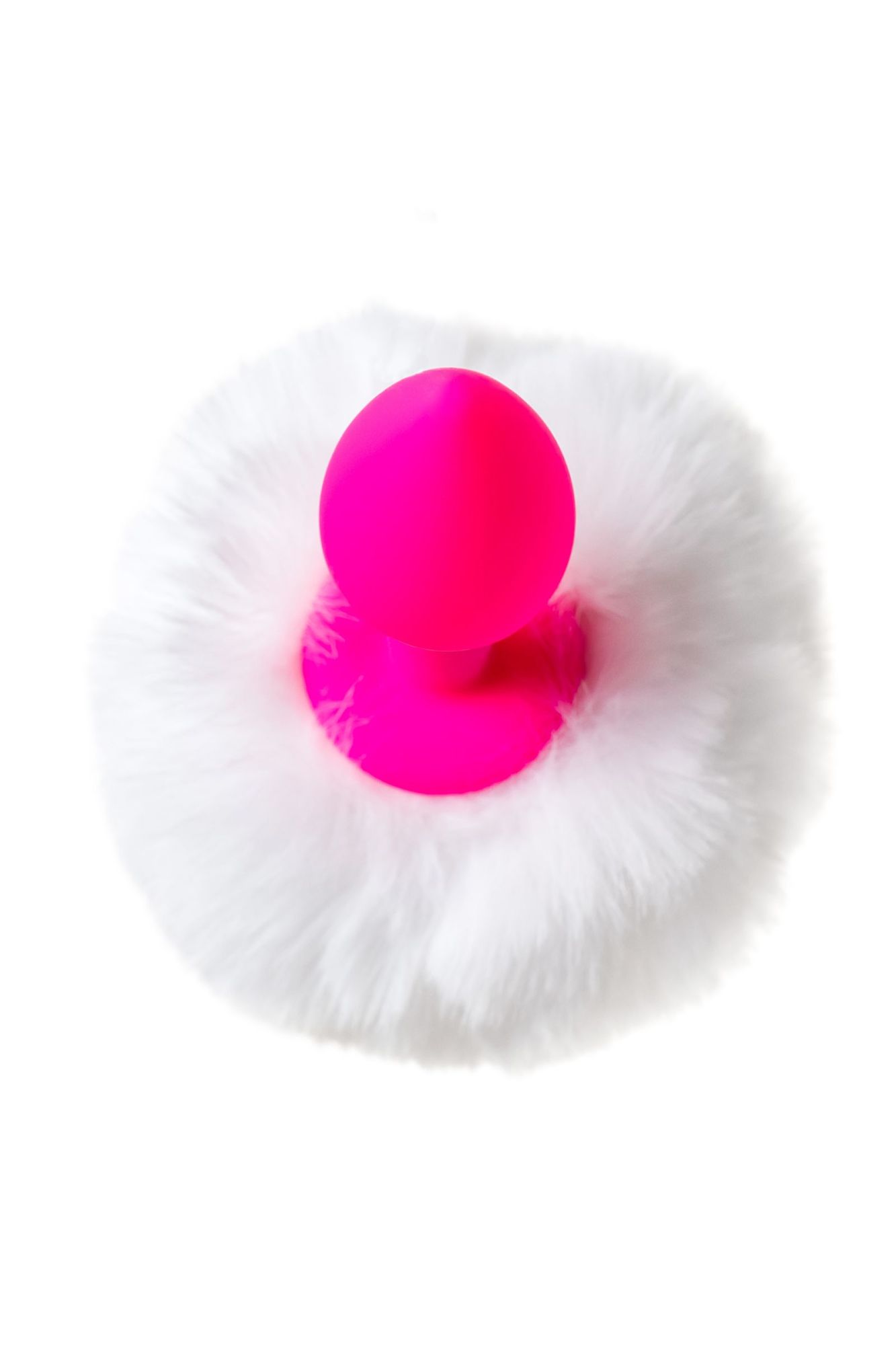 анальная втулка с хвостом todo by toyfa sweet bunny, силикон, розовая, 13 см, ø 2,8 см, 43 г в России