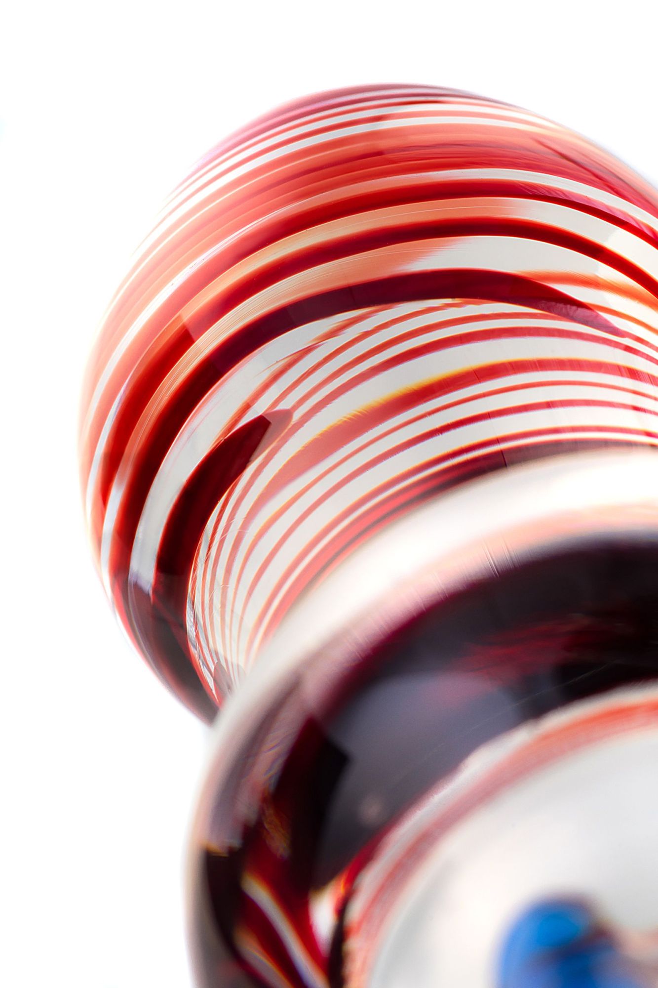 двусторонний фаллоимитатор sexus glass, стекло, прозрачный, 20 см в России