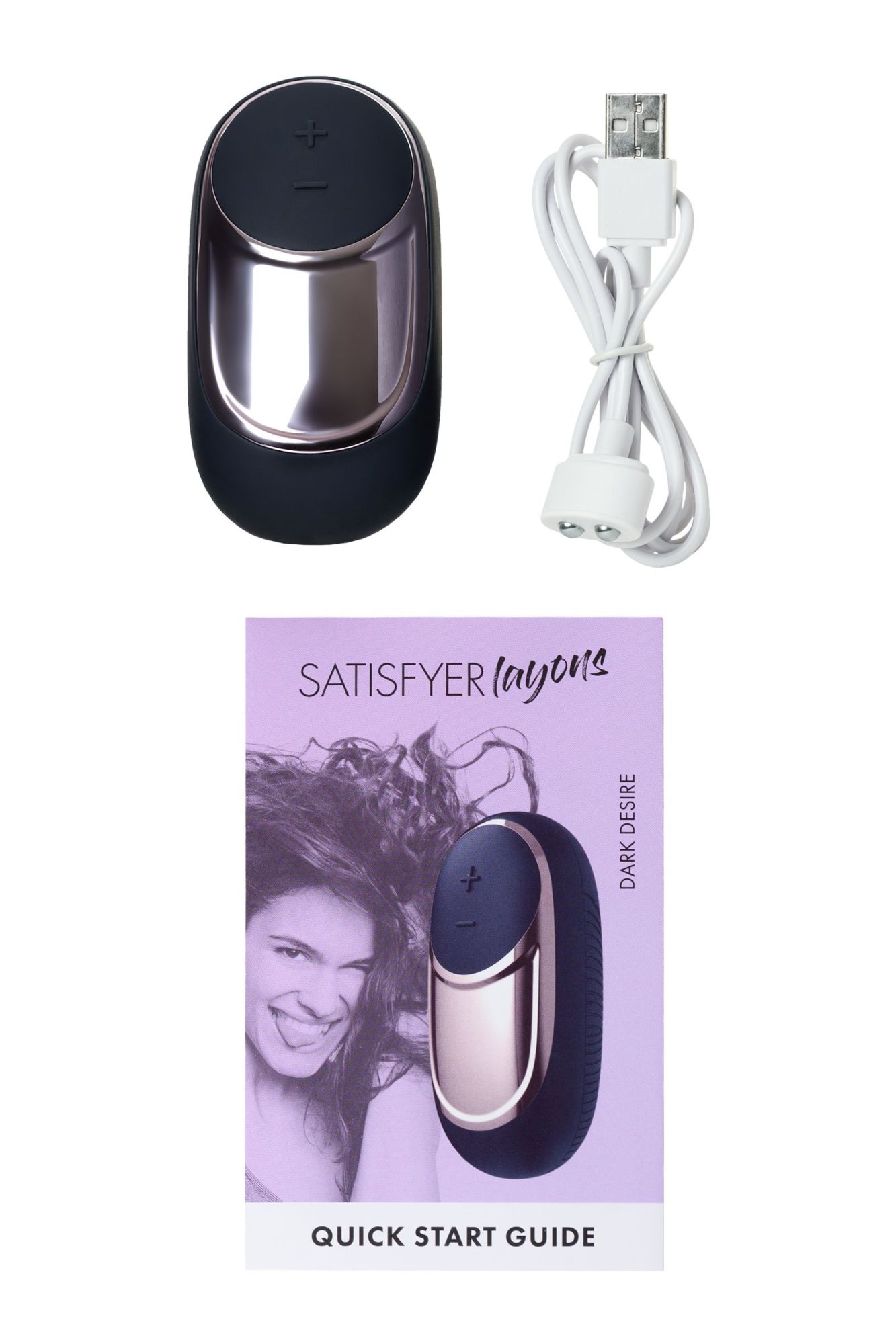 вибромассажер satisfyer layon 2, dark desire, силикон, черный, 9,4 см. в России