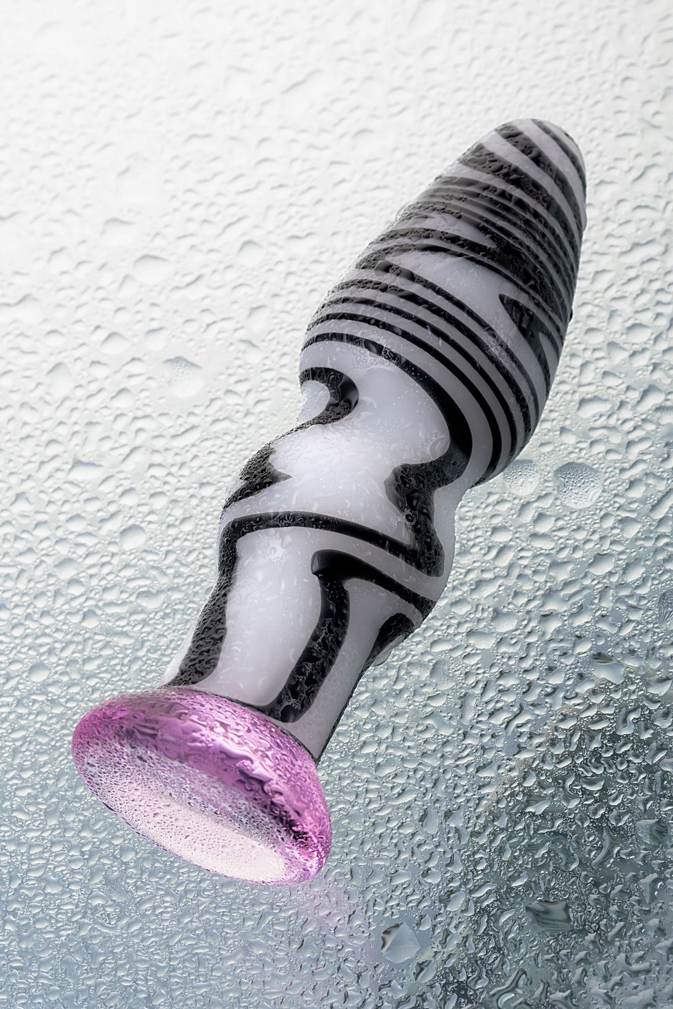 анальная втулка sexus glass, стекло, белый, 12,5 см, ø 3,5 см в России