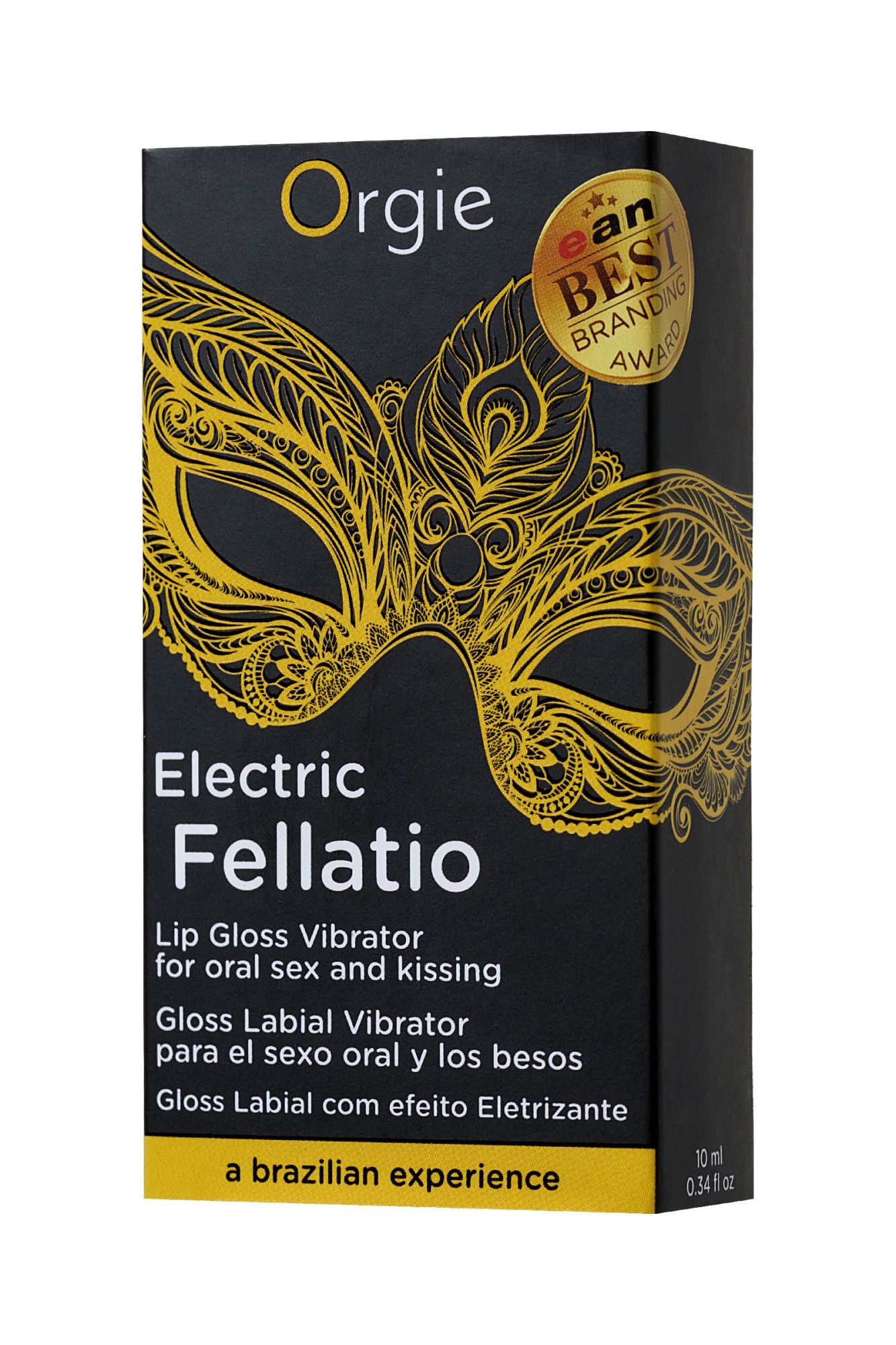 блеск для губ orgie sexy vibe electric fellatio с вибрирующим эффектом, 10 мл в России